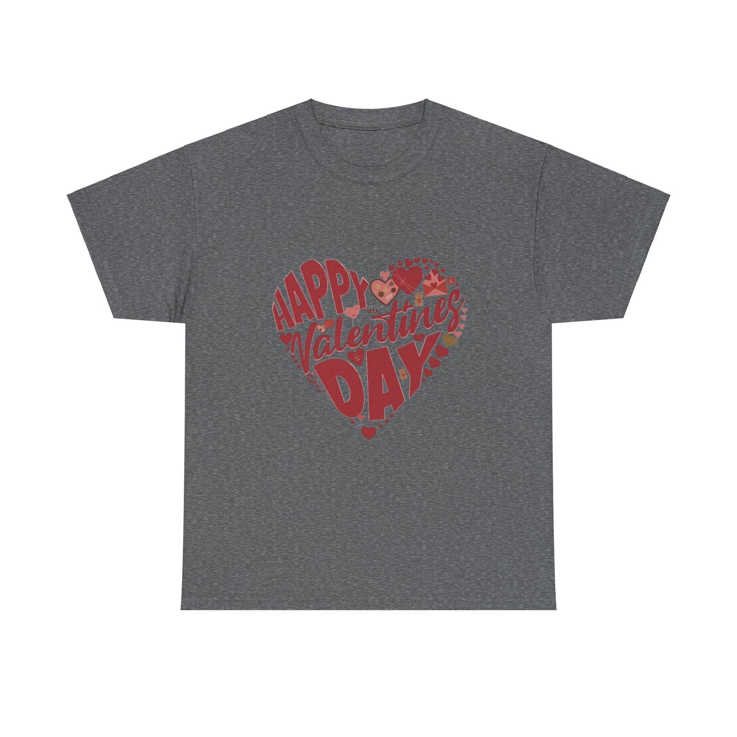 Happy Valentine's Day in a Heart SS Shirt