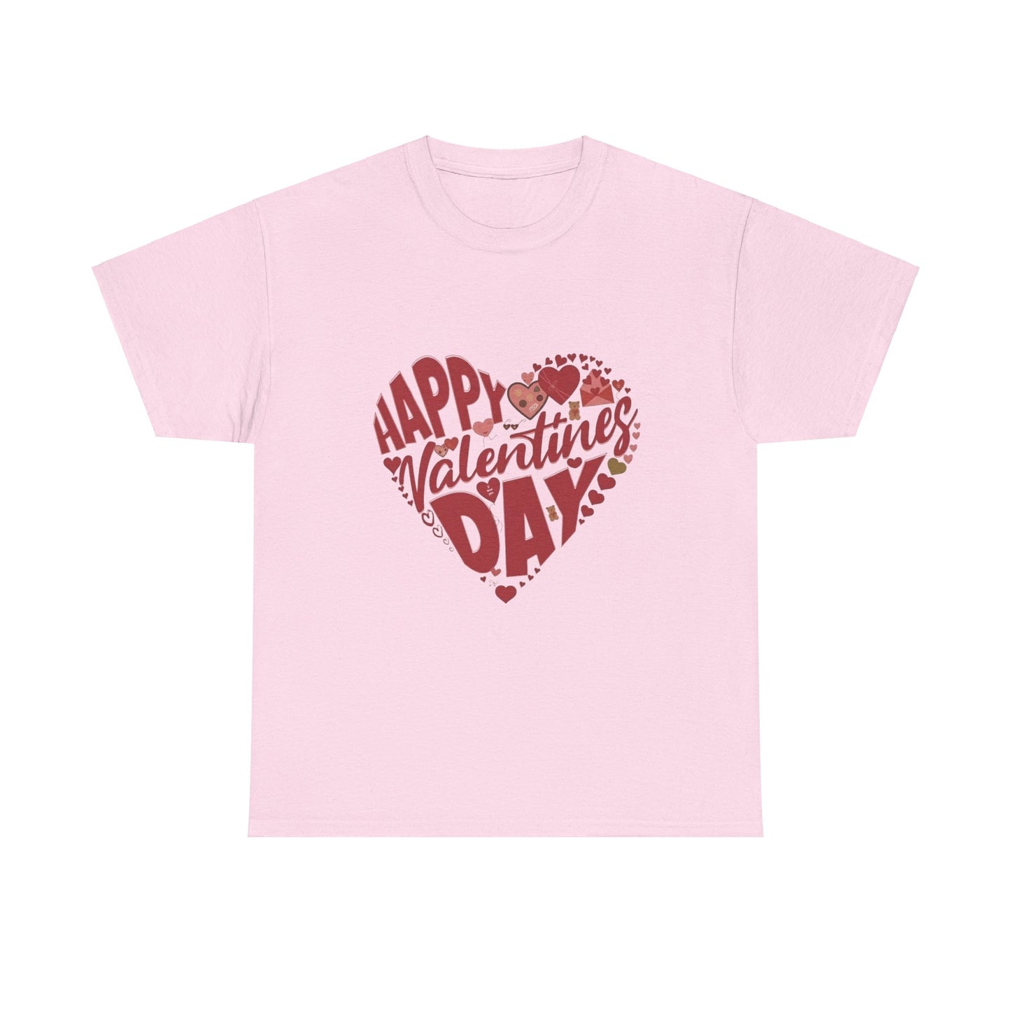Happy Valentine's Day in a Heart SS Shirt