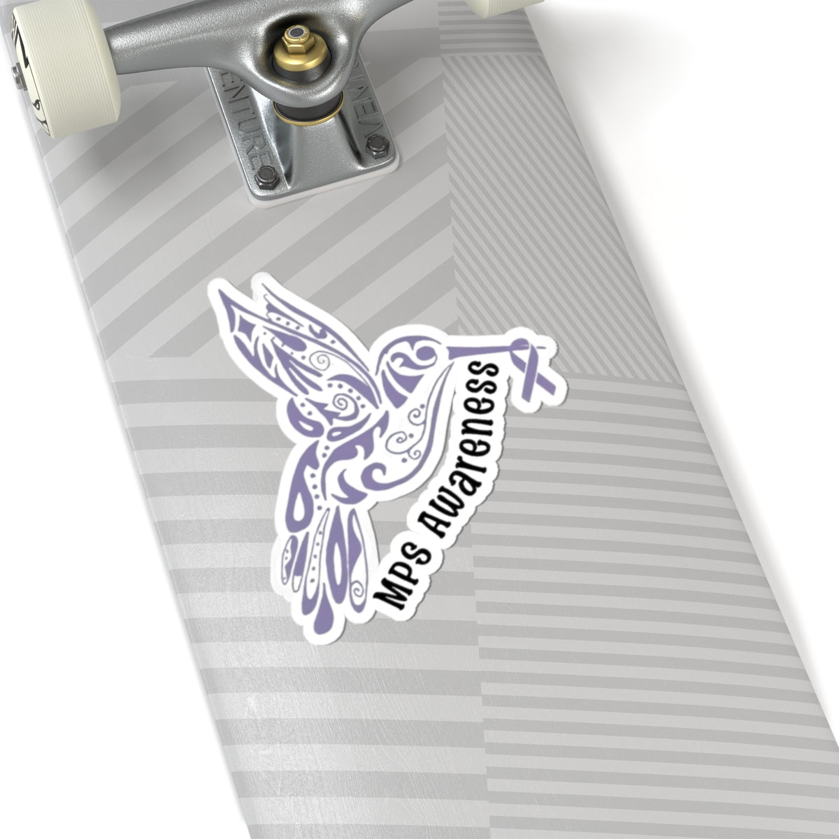 Hummingbird MPS Awareness Cut-Out Sticker