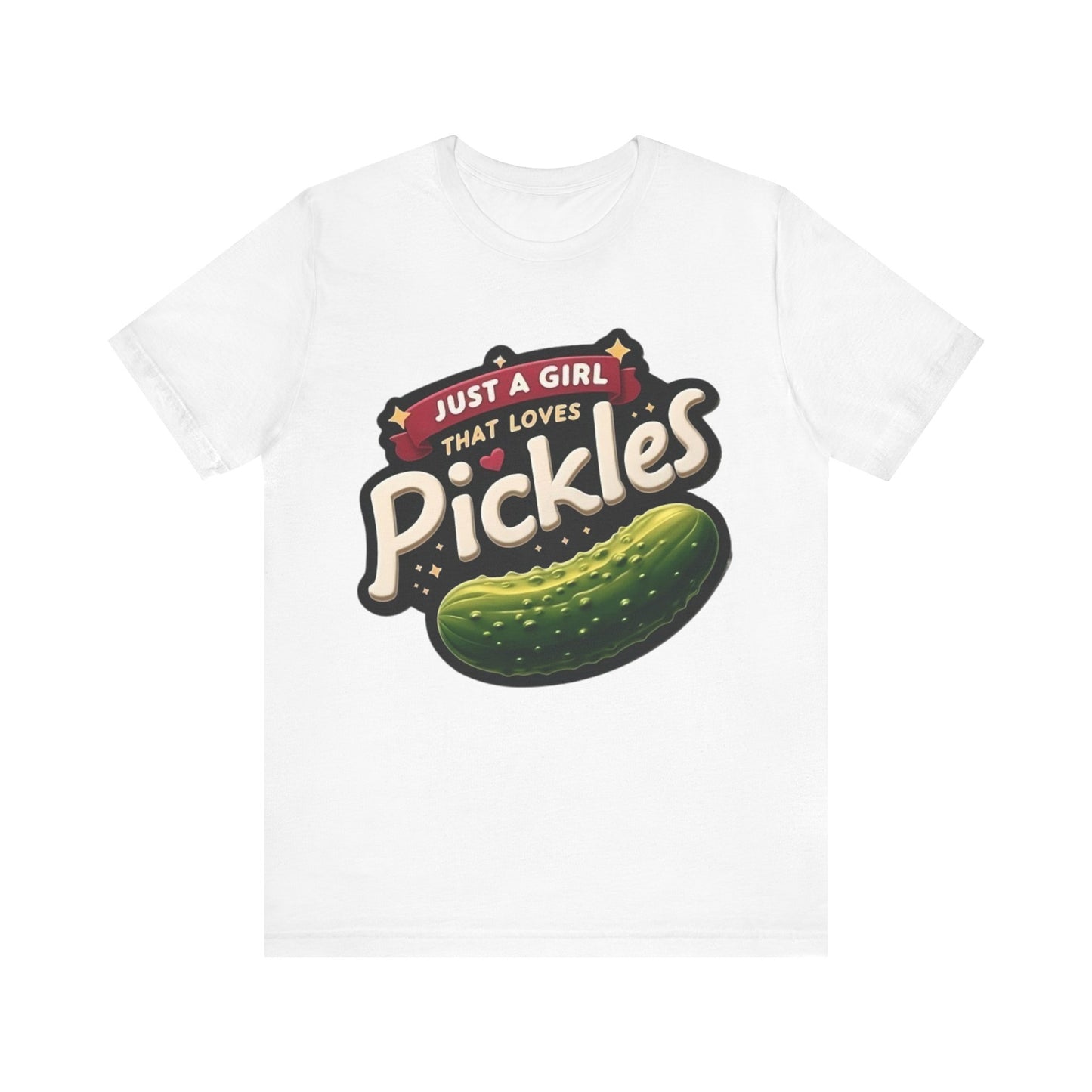 Just A Girl That Loves Pickles Short Sleeve Shirt