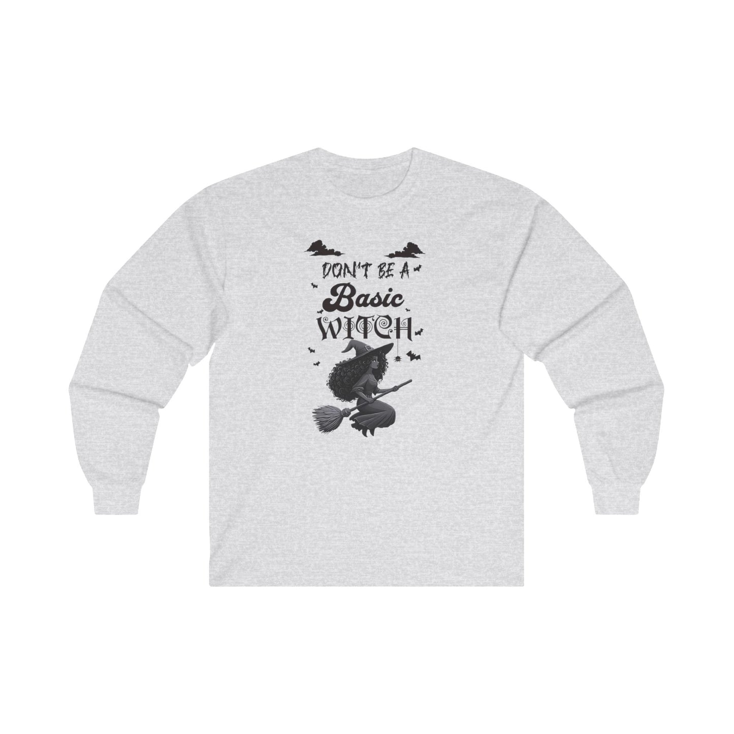 Not Your Basic Flying Witch Long Sleeve Shirt