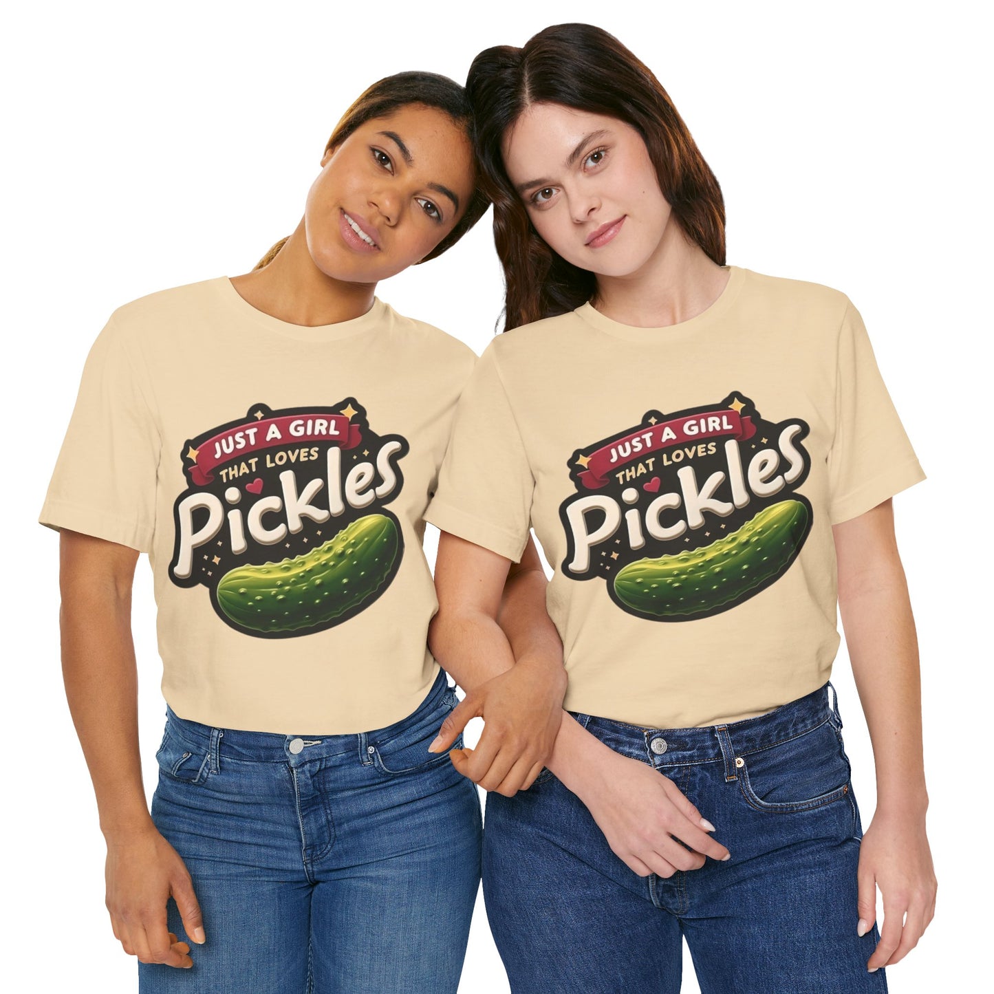 Just A Girl That Loves Pickles Short Sleeve Shirt