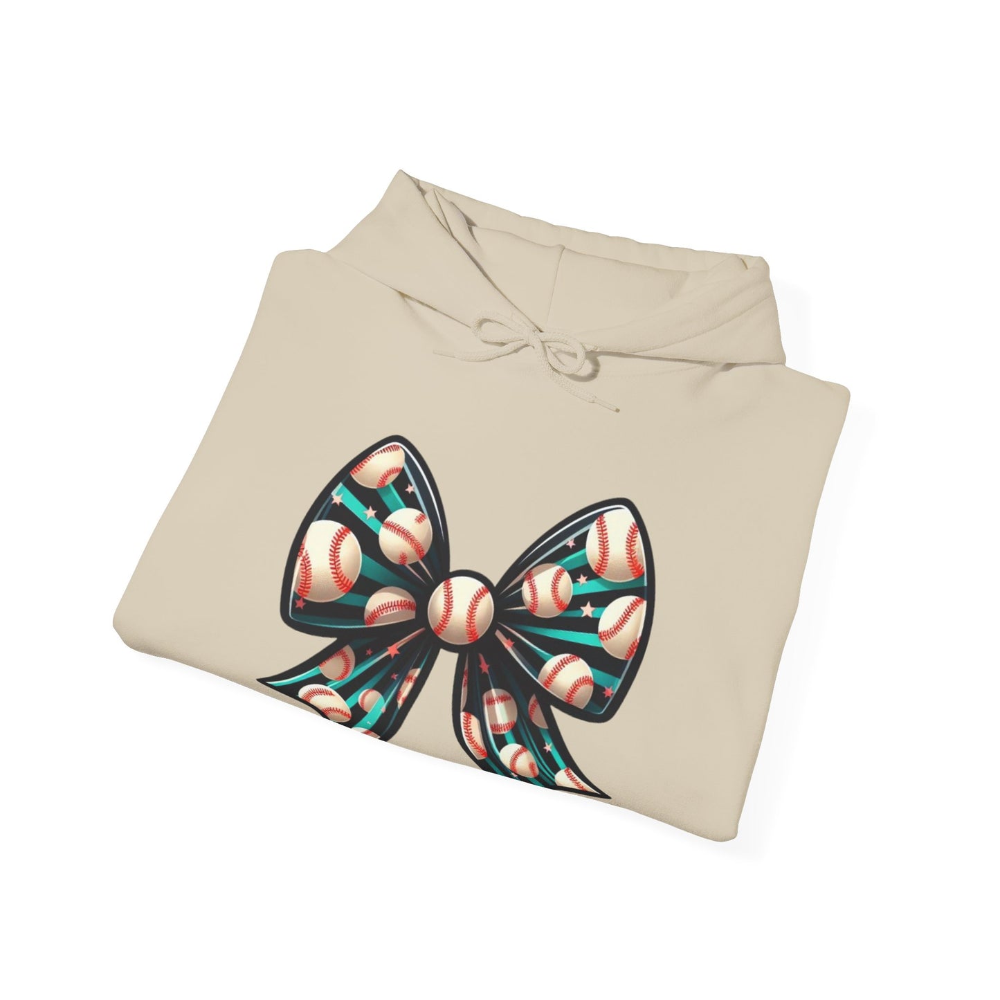 Baseball Prize Bow Hooded Sweatshirt