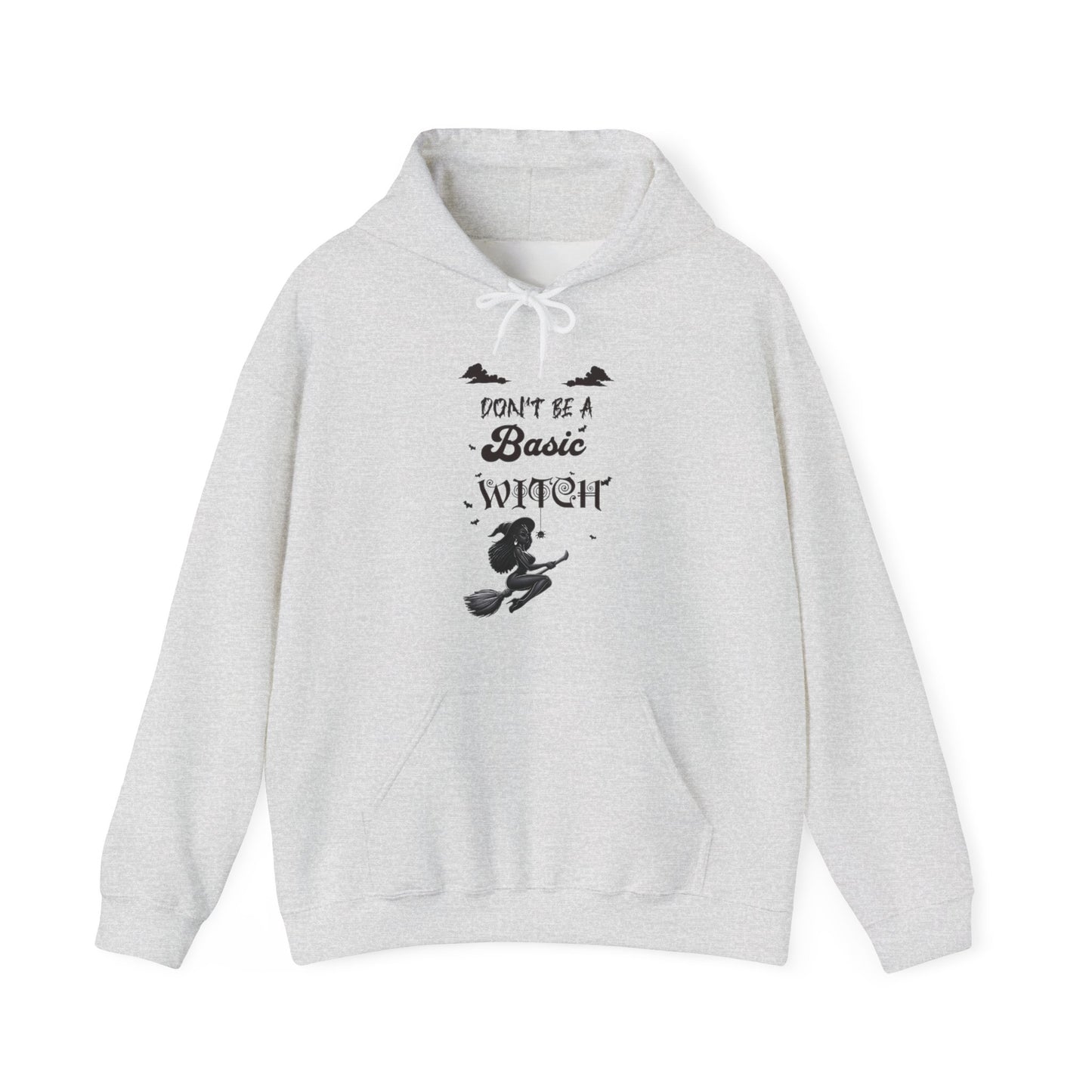 Not Your Basic Flying Witch w/ Tied Up Locs Hooded Sweatshirt