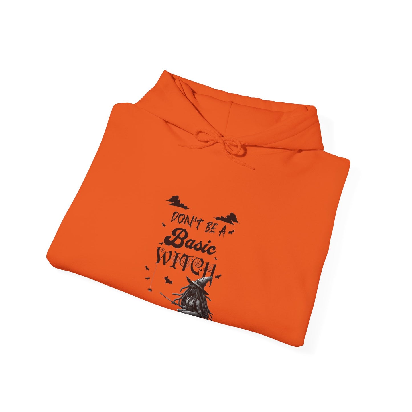 Not Your Basic Flying Witch w/ Wild Locs Hooded Sweatshirt