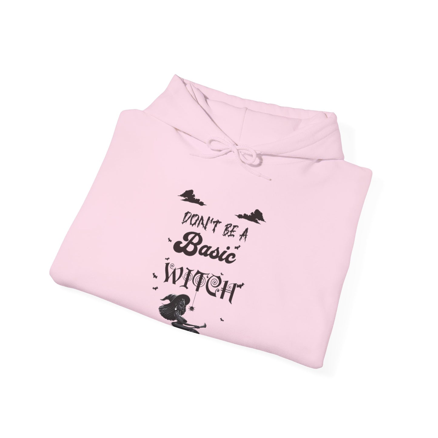 Not Your Basic Flying Witch w/ Tied Up Locs Hooded Sweatshirt