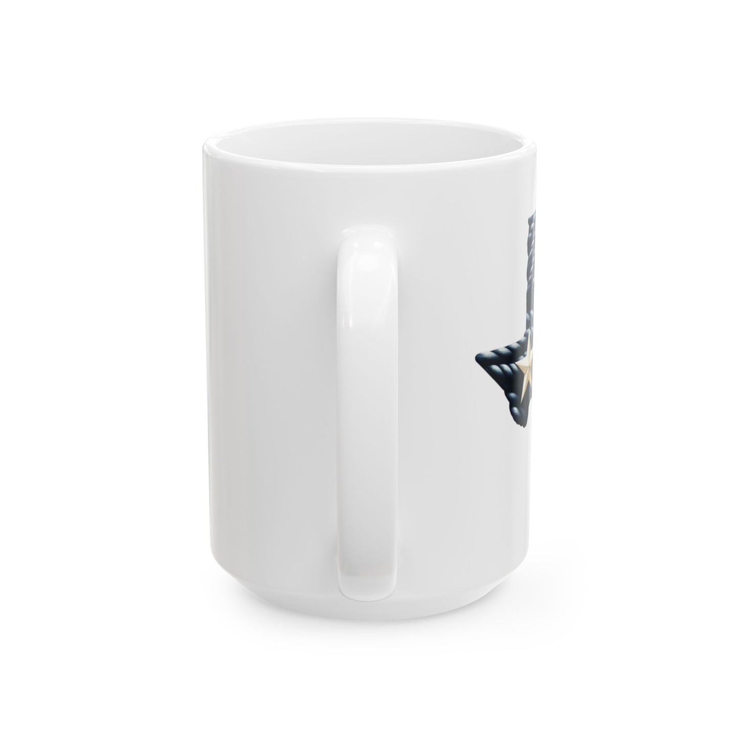 Texas Flag Rope Style Ceramic Mug (11oz & 15oz)