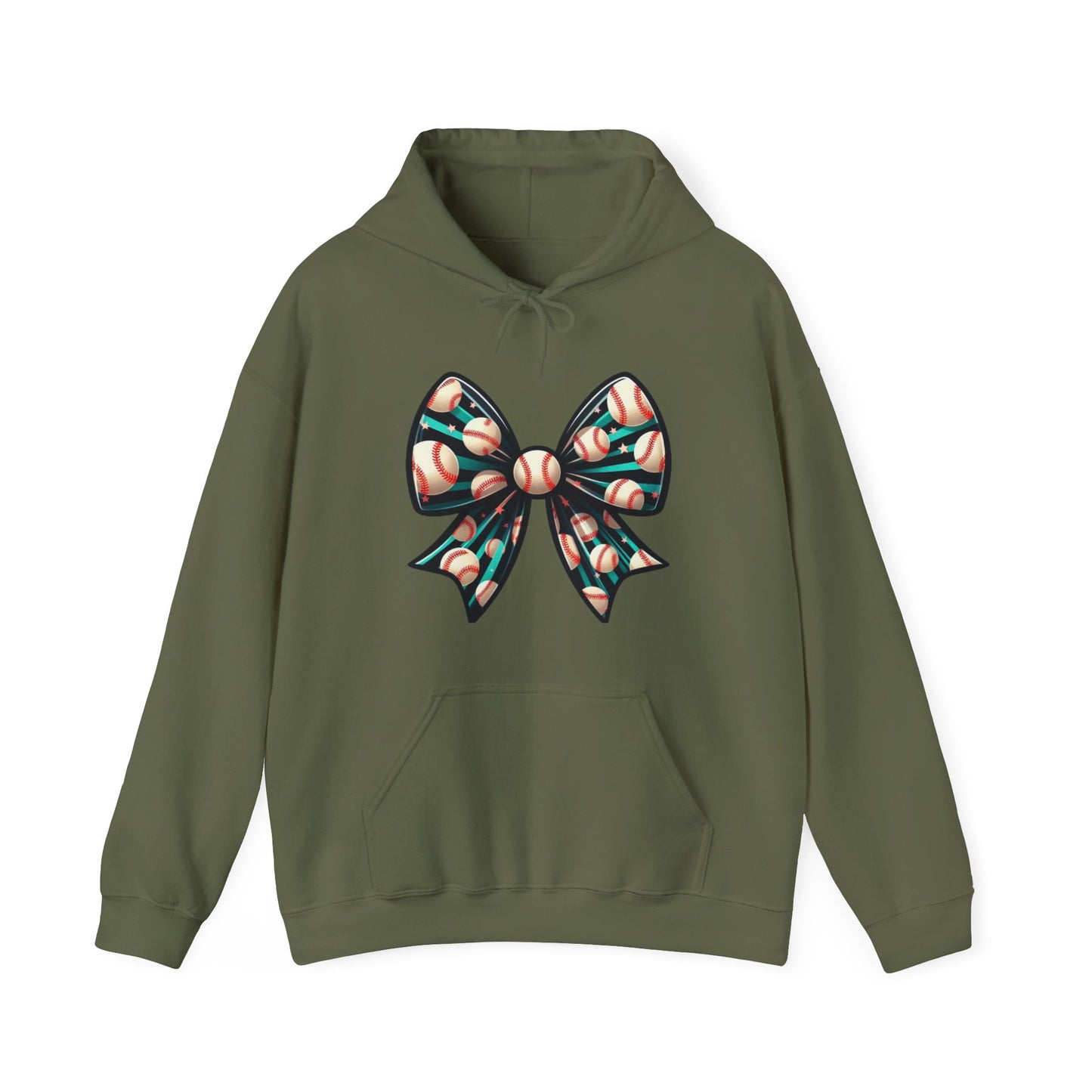 Baseball Prize Bow Hooded Sweatshirt