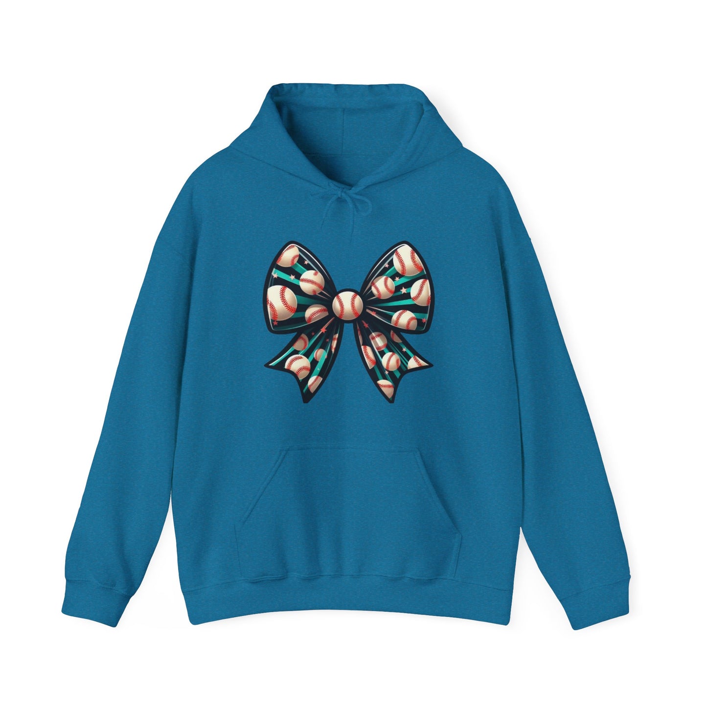 Baseball Prize Bow Hooded Sweatshirt