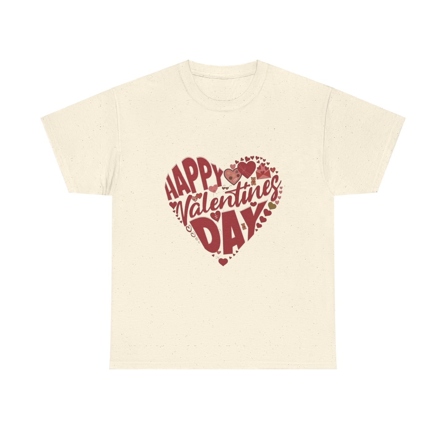 Happy Valentine's Day in a Heart SS Shirt