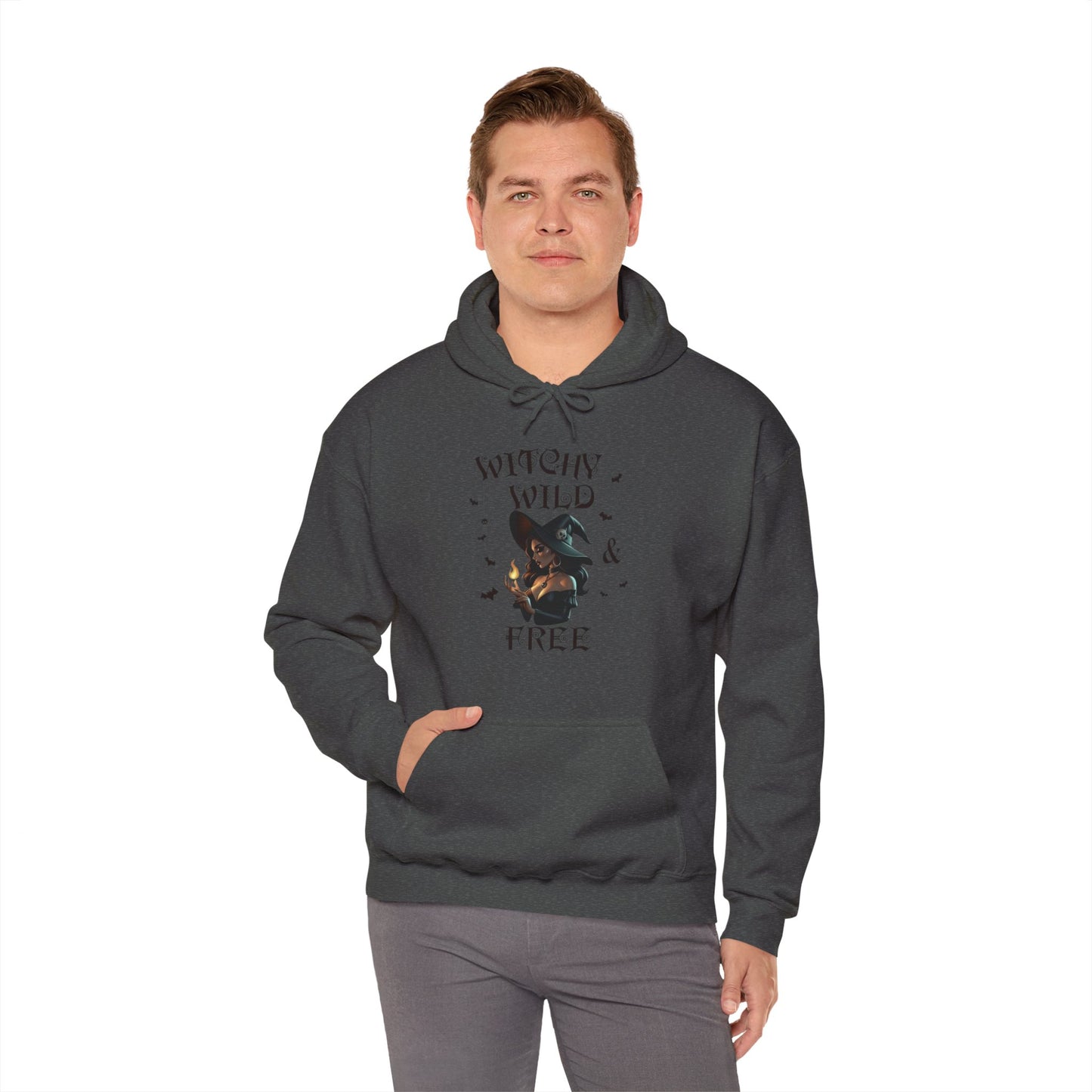 Witchy Wild & Free w/ Flame Hooded Sweatshirt