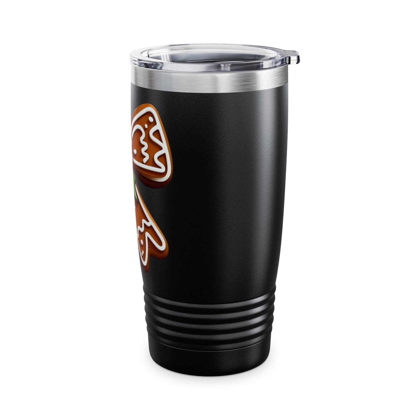 Gingerbread Bow Stainless Steel Tumbler 20oz