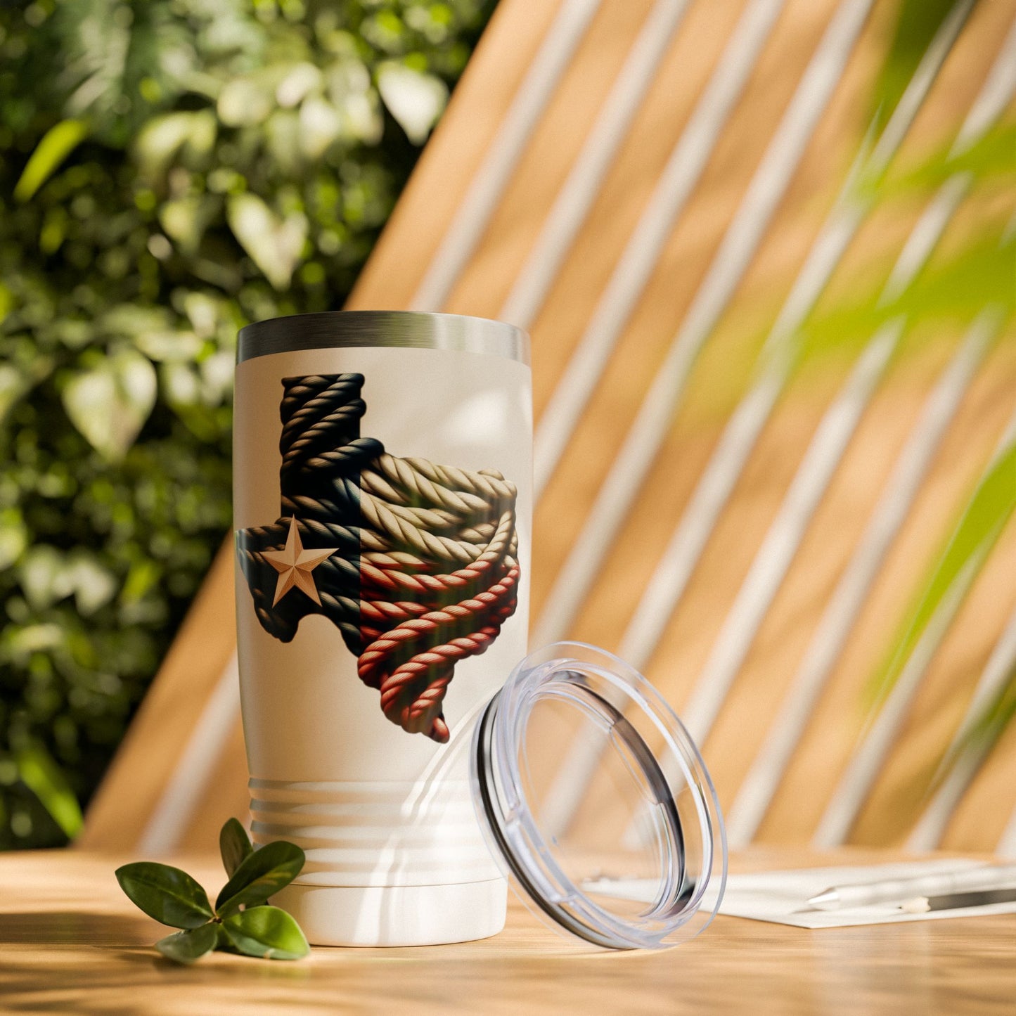 Texas Flag Rope Style Stainless Steel Tumbler 20oz