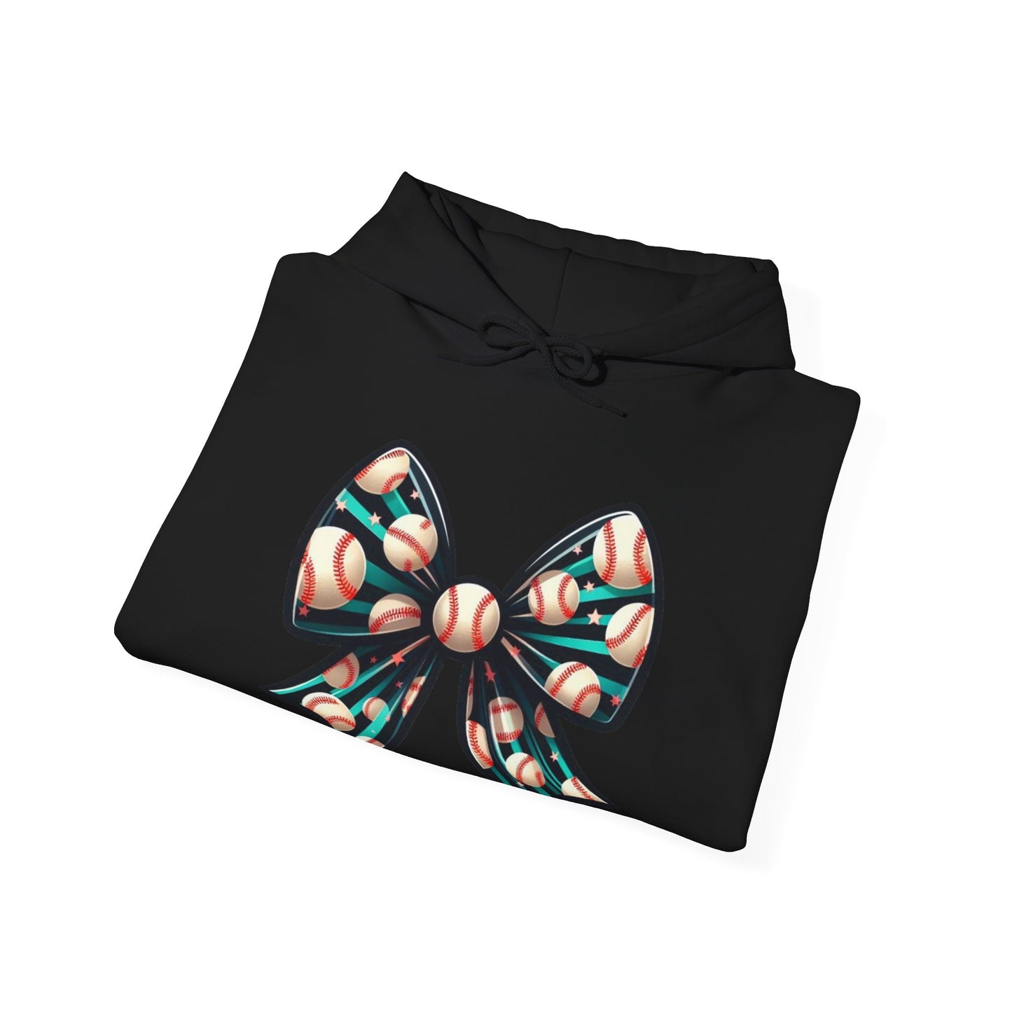 Baseball Prize Bow Hooded Sweatshirt