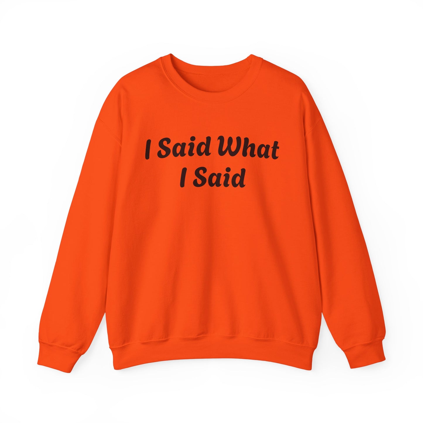 I Said What I Said Sweatshirt
