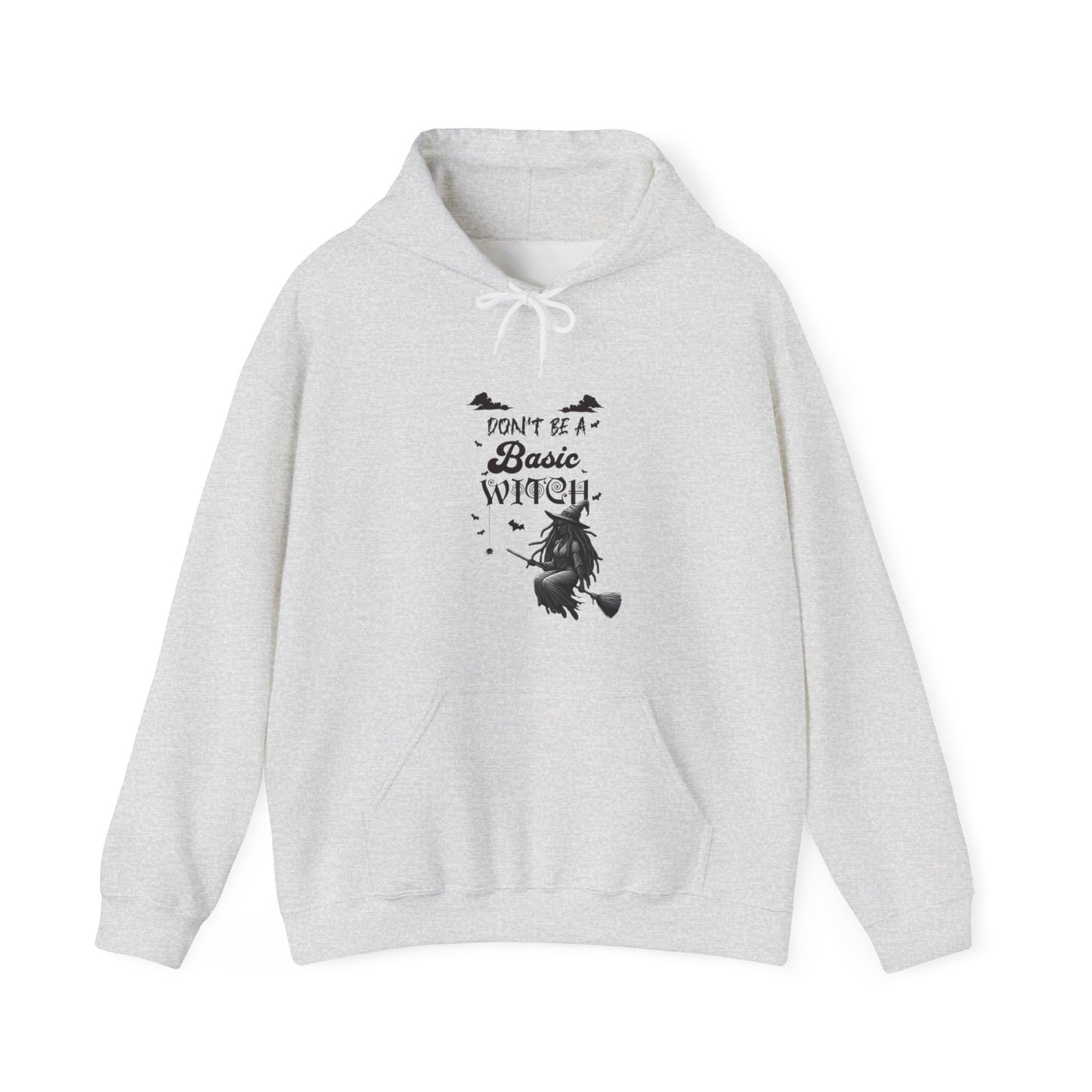 Not Your Basic Flying Witch w/ Wild Locs Hooded Sweatshirt