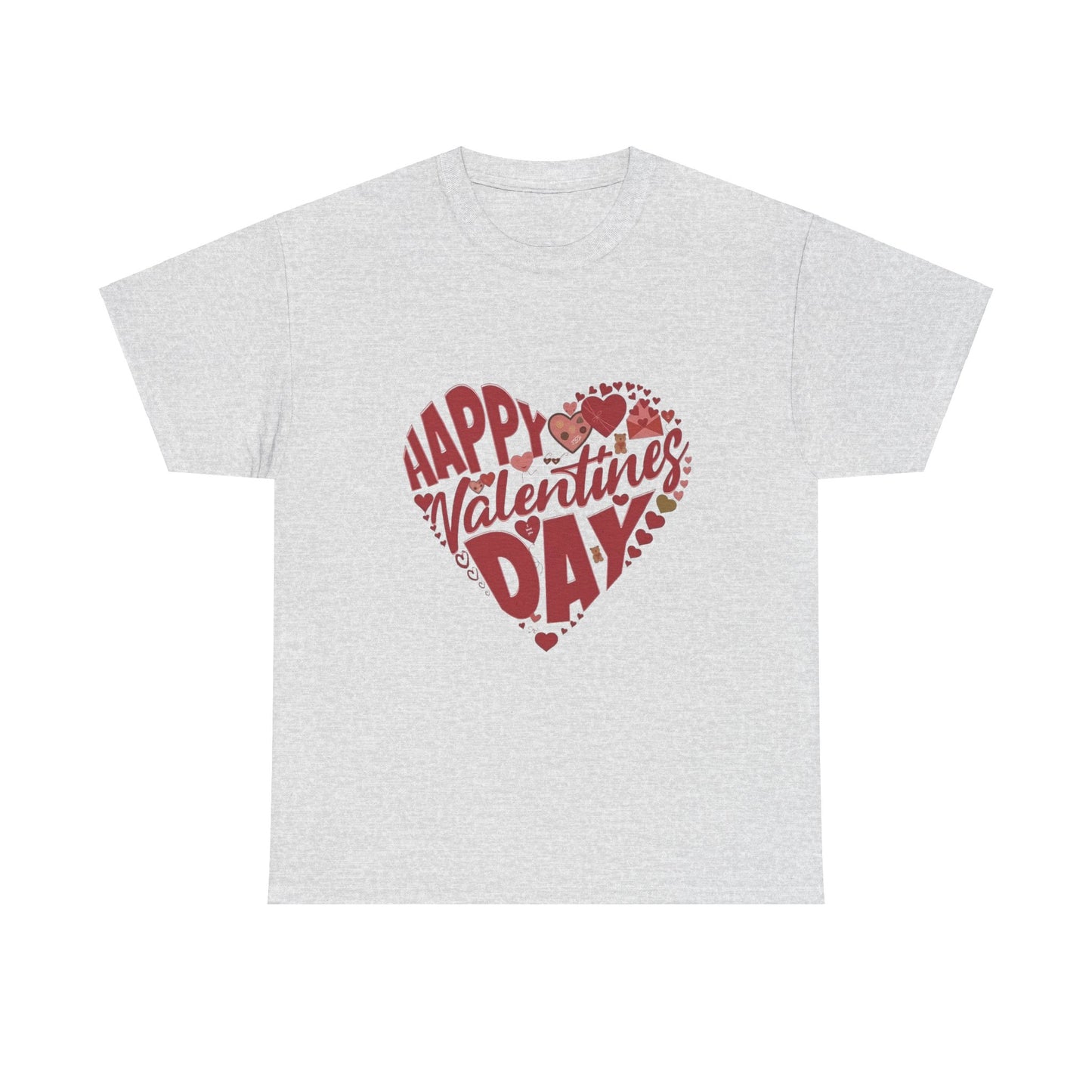Happy Valentine's Day in a Heart SS Shirt