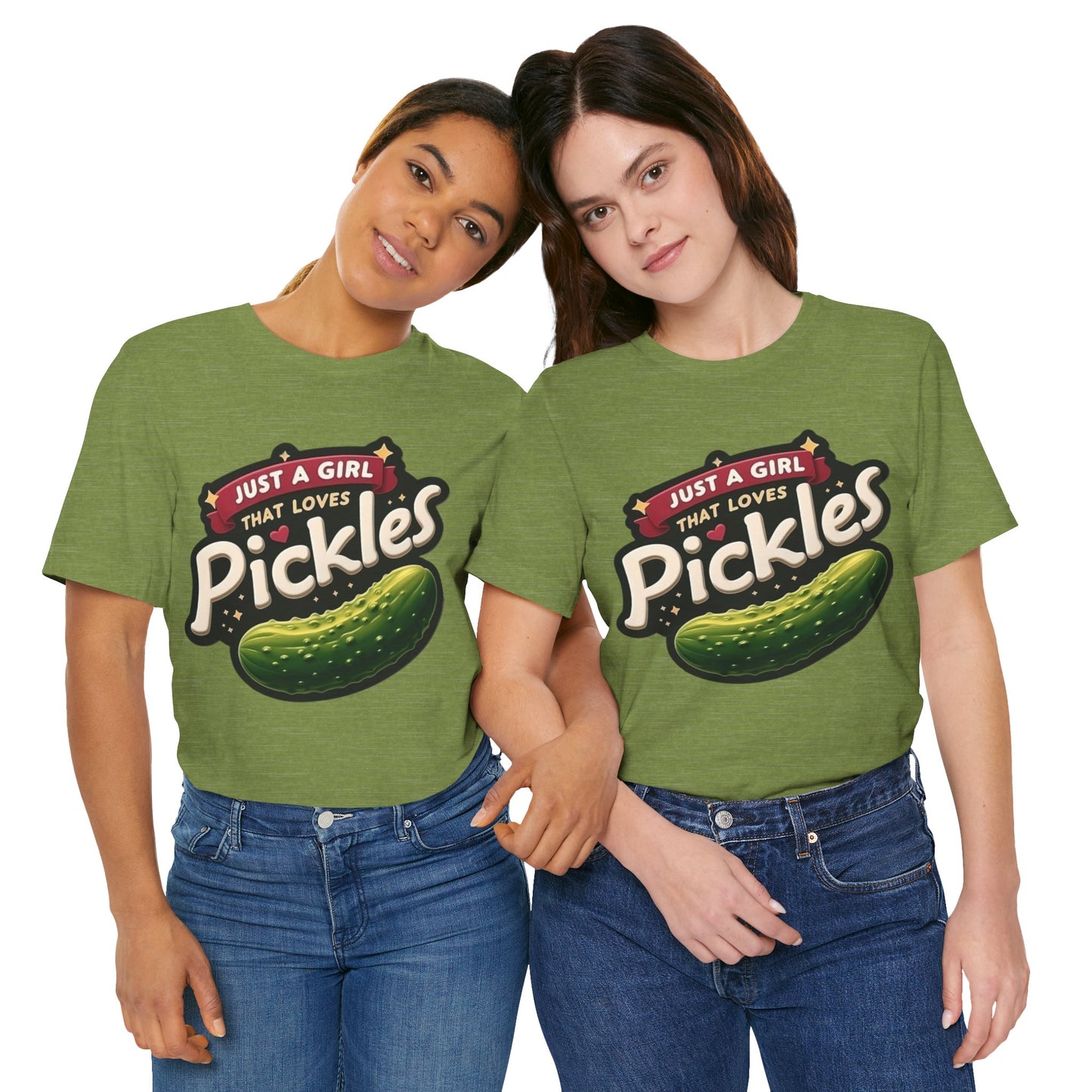 Just A Girl That Loves Pickles Short Sleeve Shirt