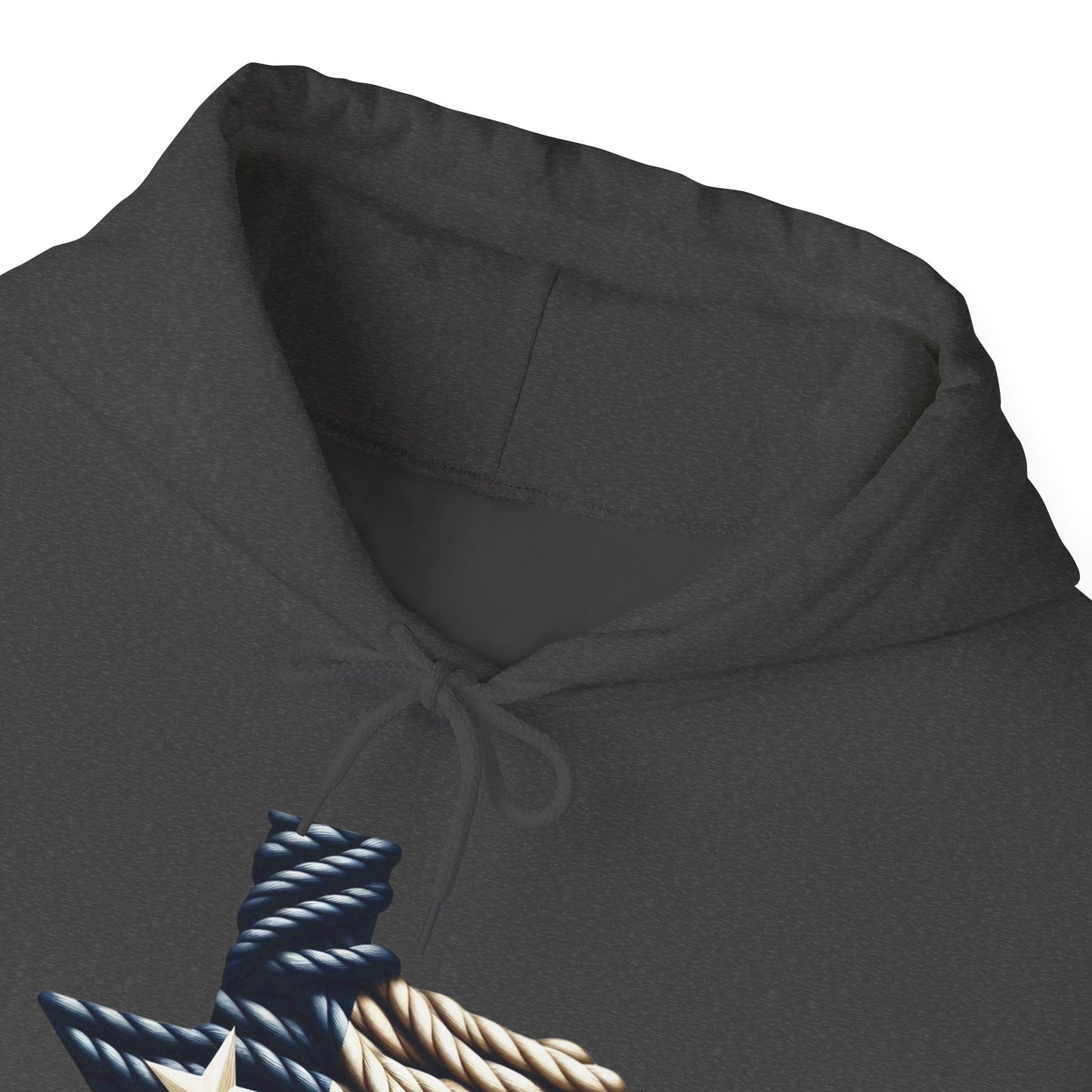 Texas Flag Rope Style Hooded Sweatshirt