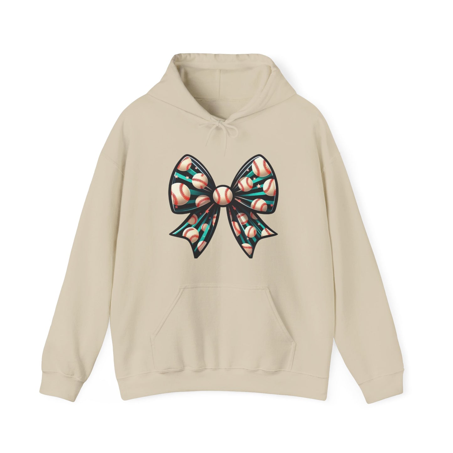 Baseball Prize Bow Hooded Sweatshirt