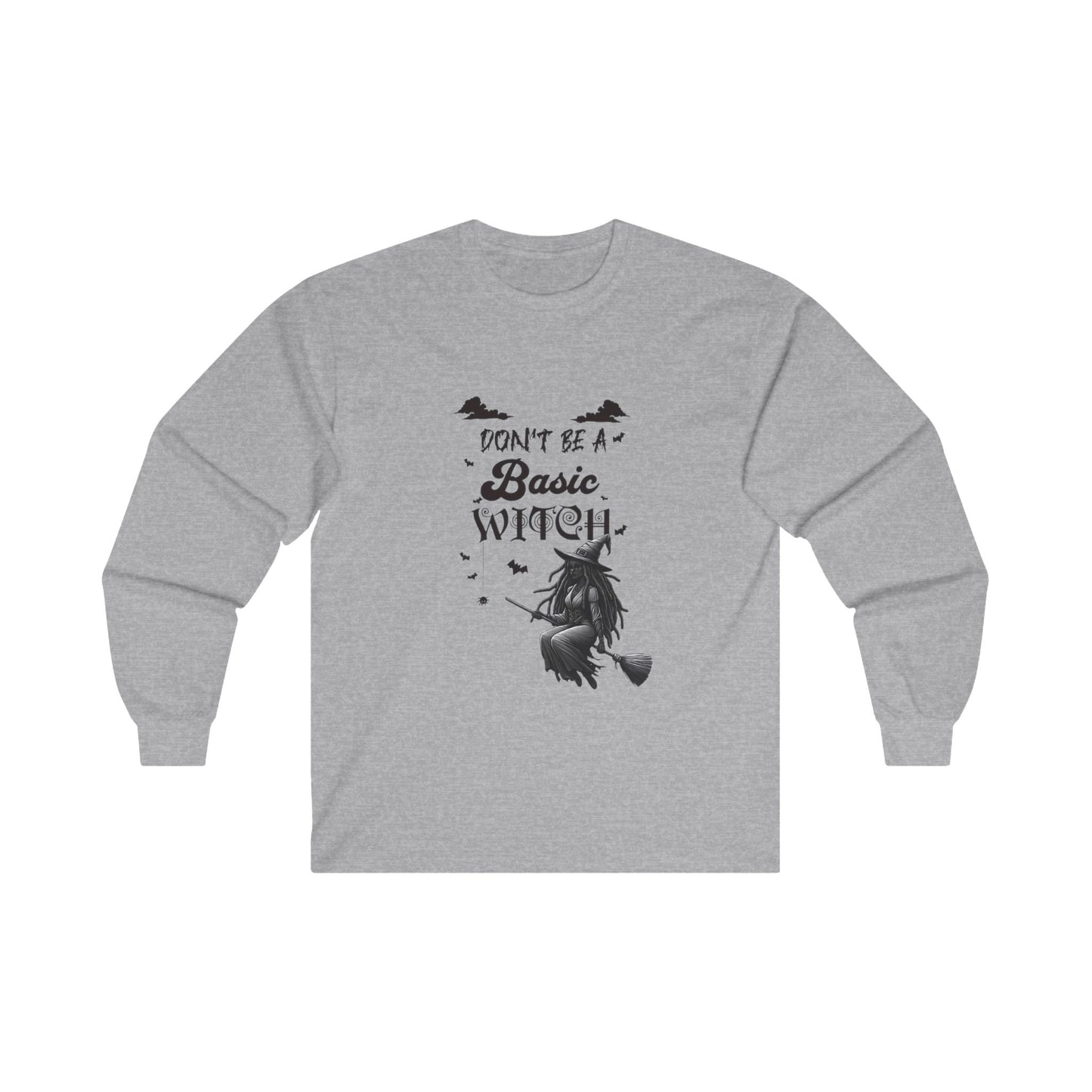 Not Your Basic Flying Witch Long Sleeve Shirt
