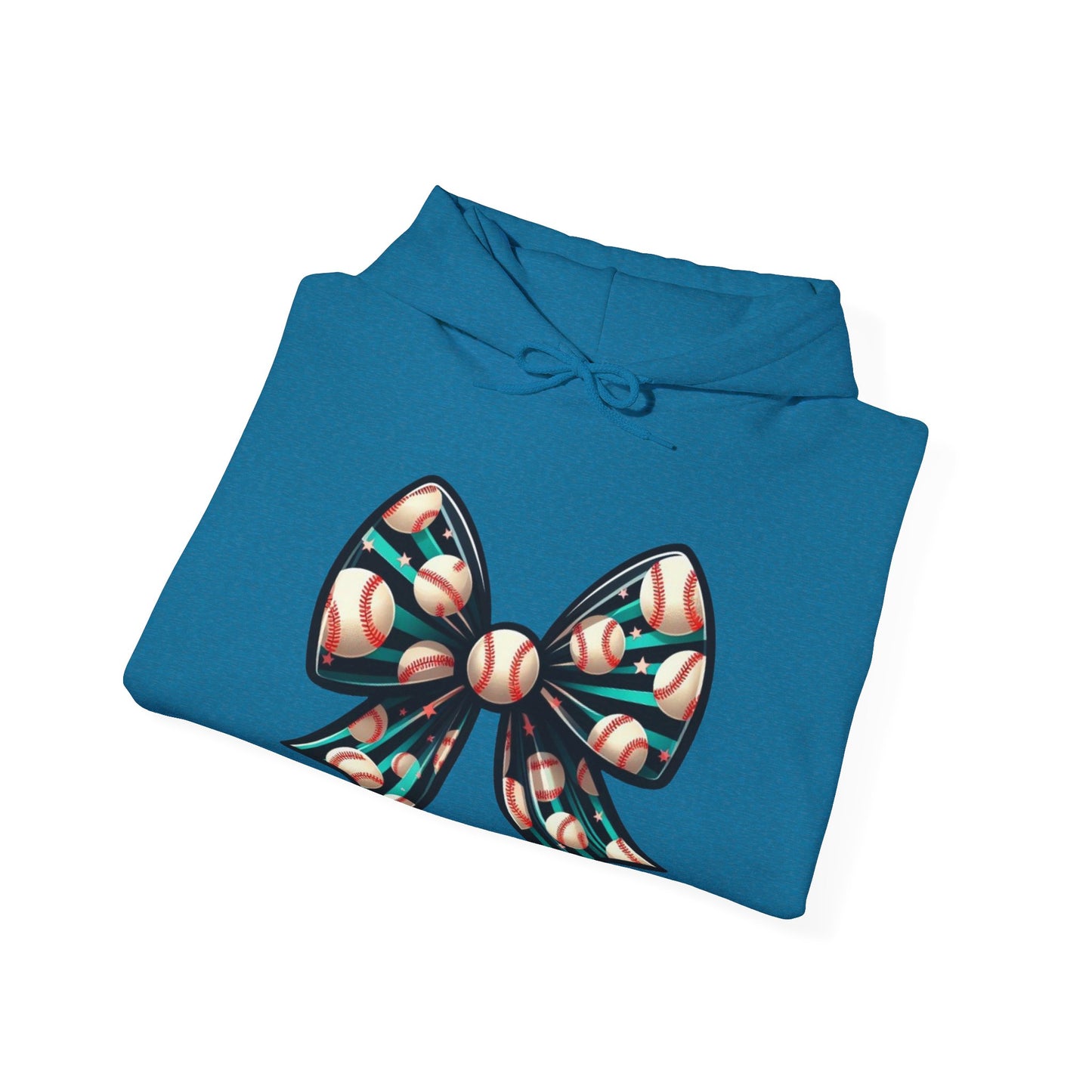 Baseball Prize Bow Hooded Sweatshirt