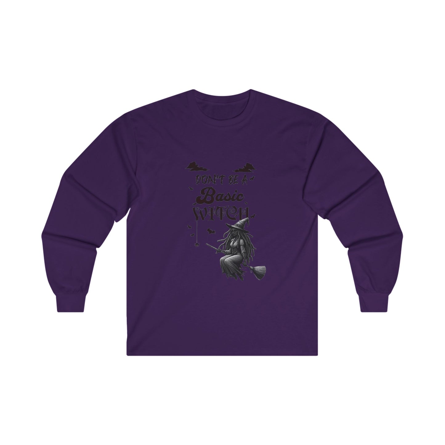 Not Your Basic Flying Witch Long Sleeve Shirt