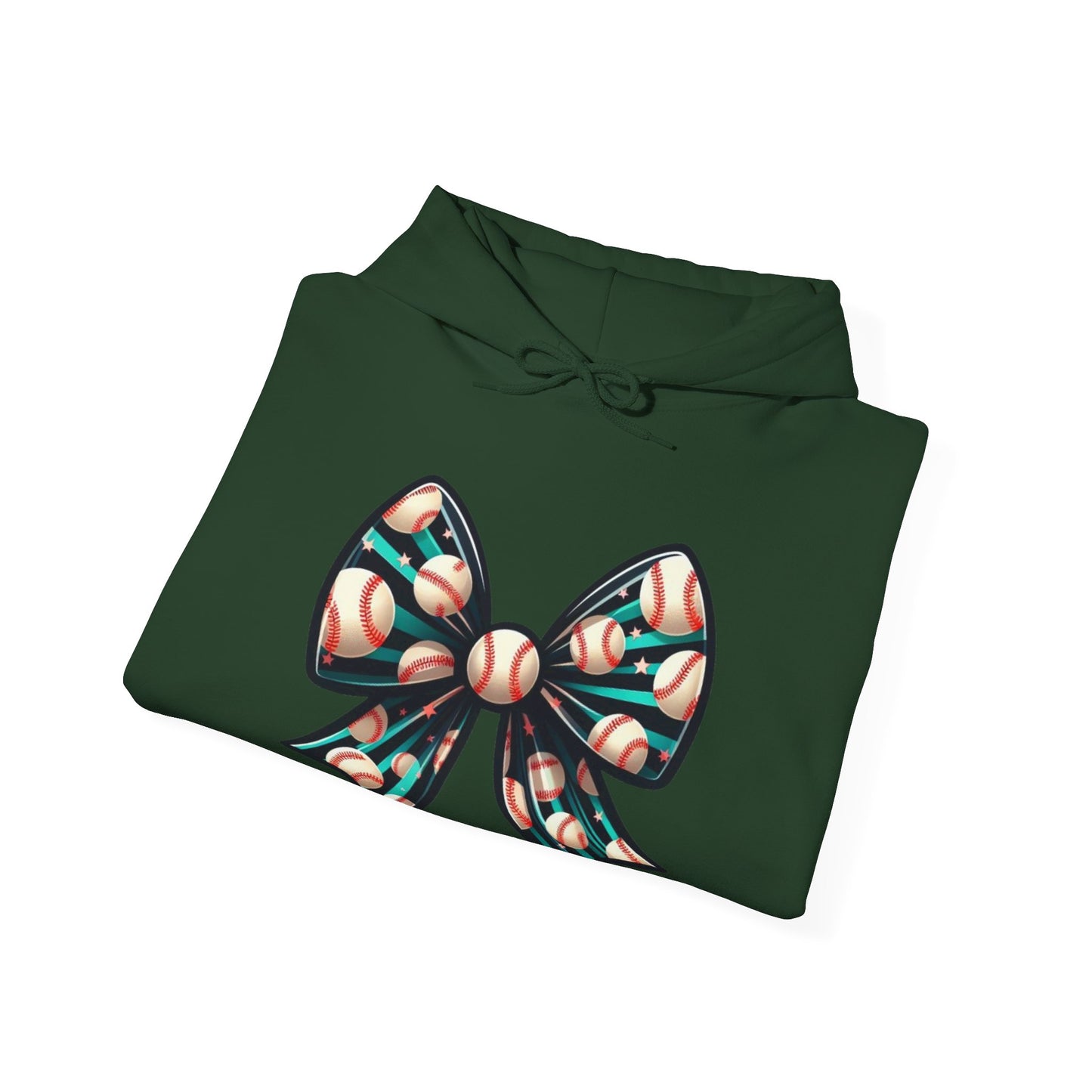 Baseball Prize Bow Hooded Sweatshirt