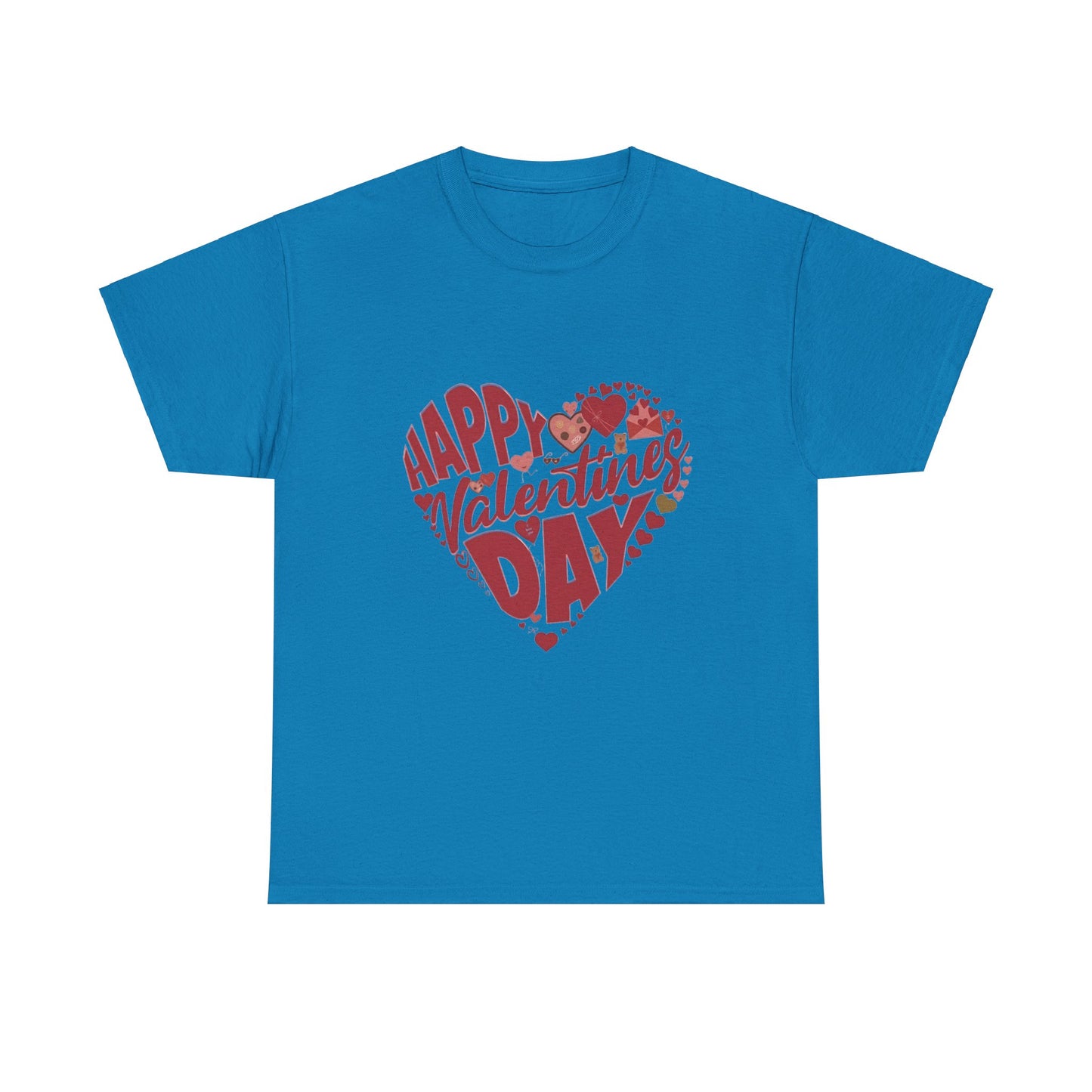 Happy Valentine's Day in a Heart SS Shirt
