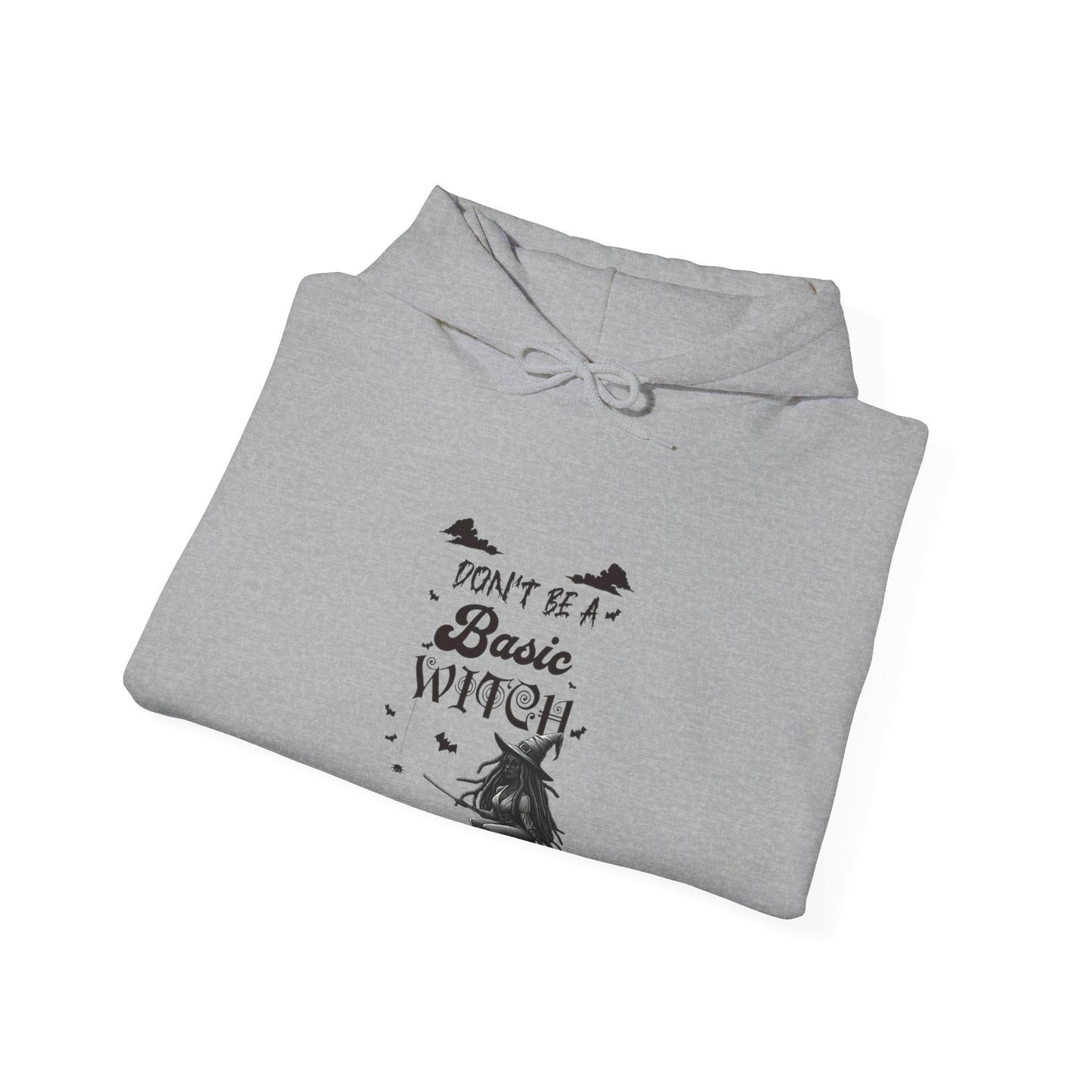 Not Your Basic Flying Witch w/ Wild Locs Hooded Sweatshirt