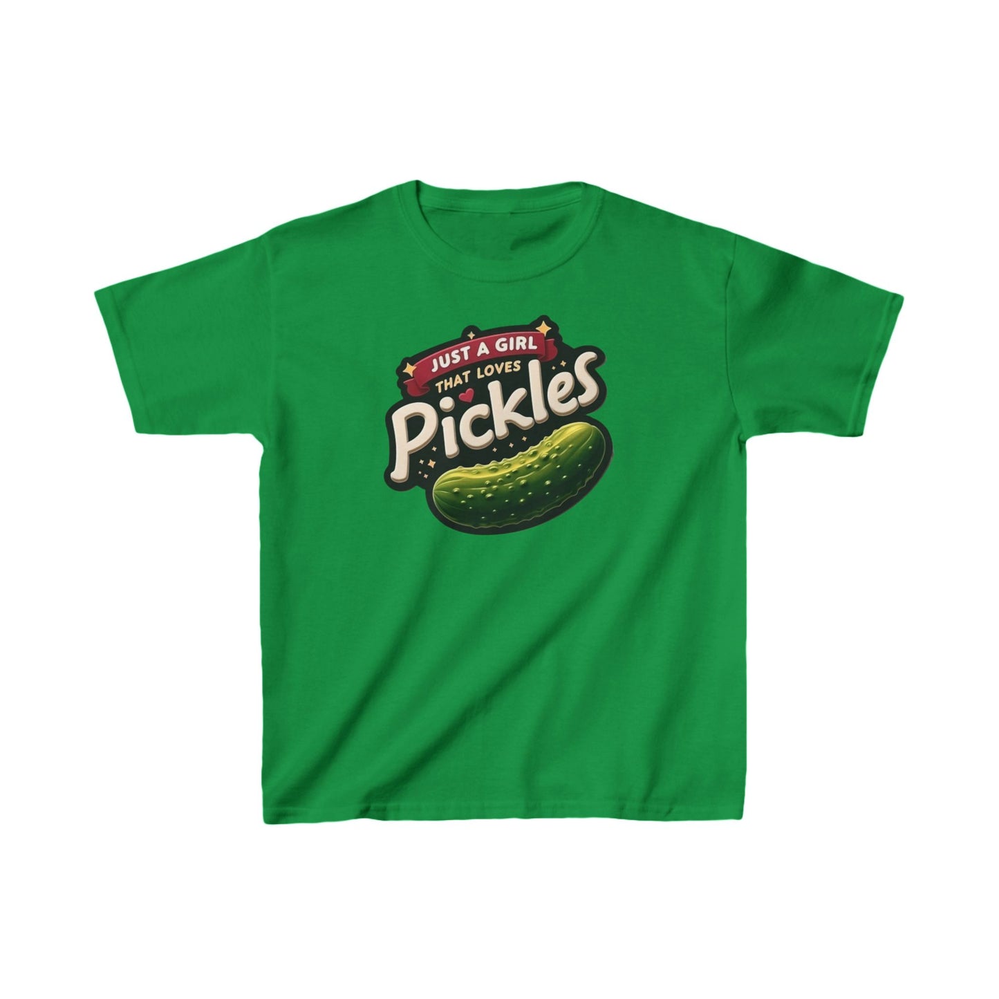Just A Girl That Loves Pickles Kids Short Sleeve Shirt