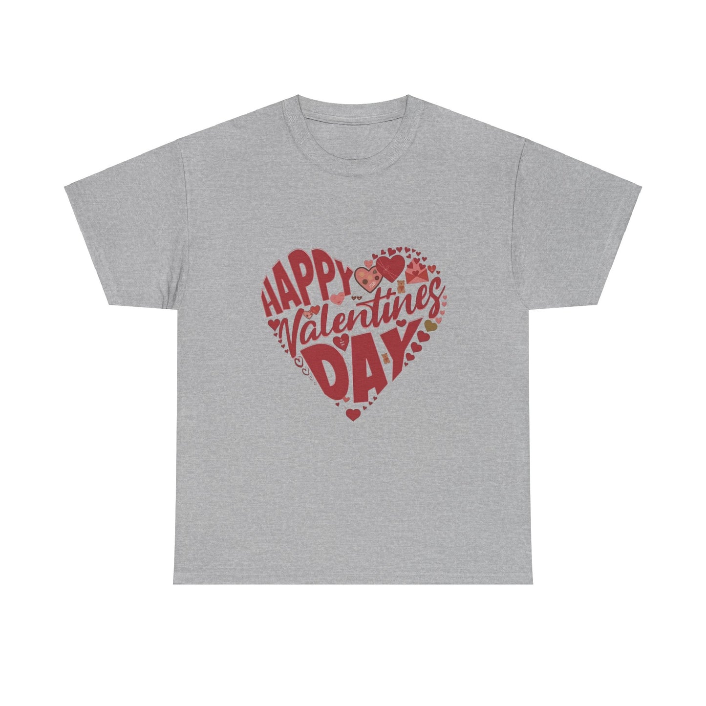 Happy Valentine's Day in a Heart SS Shirt