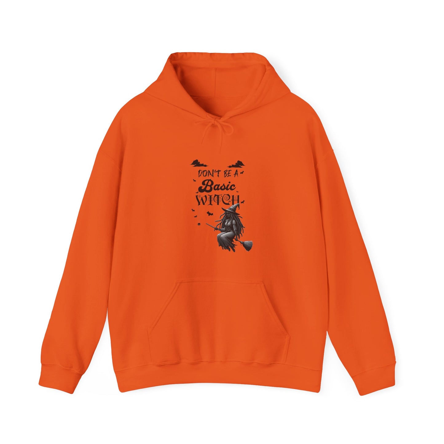 Not Your Basic Flying Witch w/ Wild Locs Hooded Sweatshirt