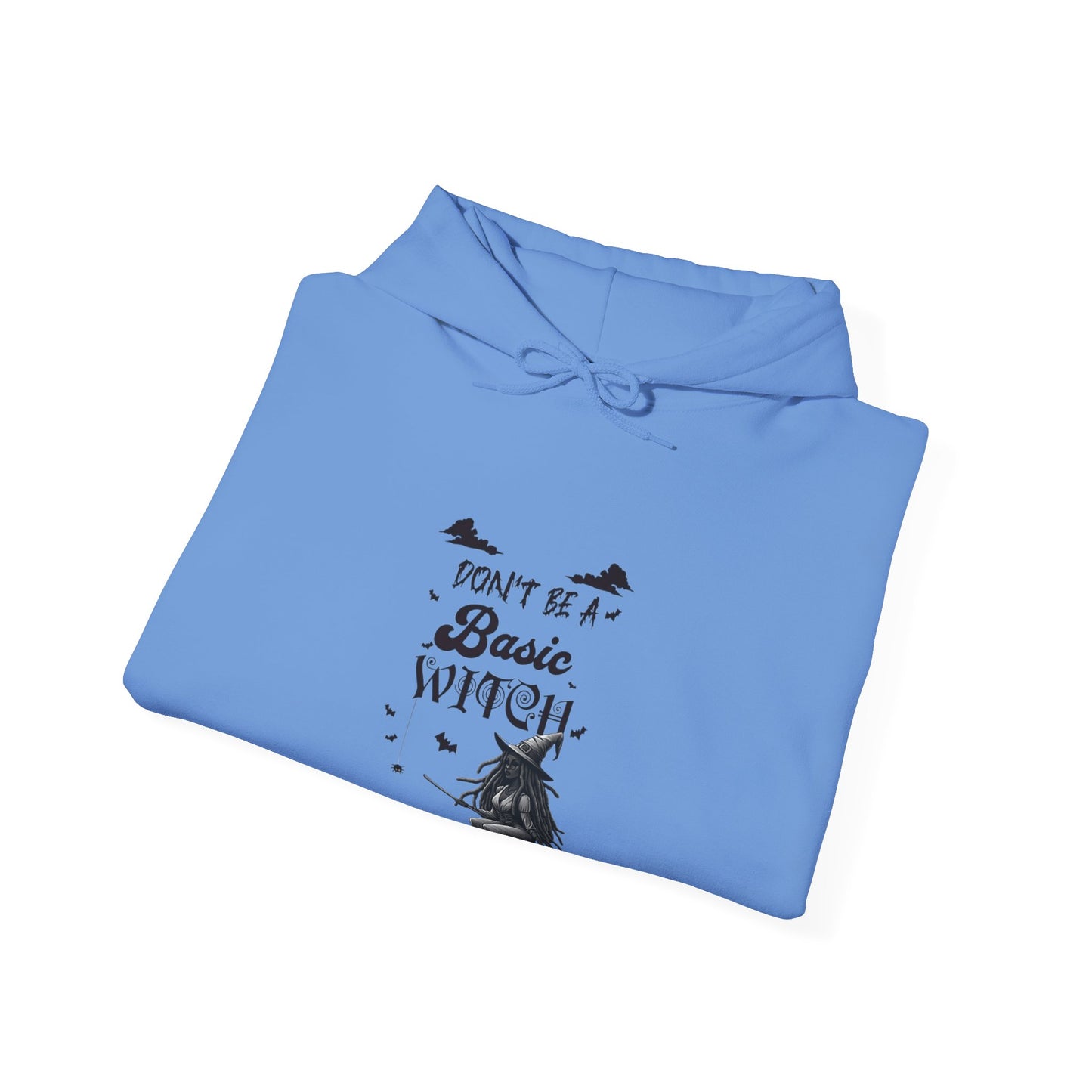 Not Your Basic Flying Witch w/ Wild Locs Hooded Sweatshirt