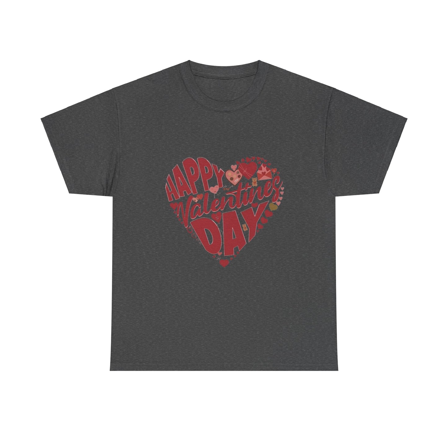 Happy Valentine's Day in a Heart SS Shirt