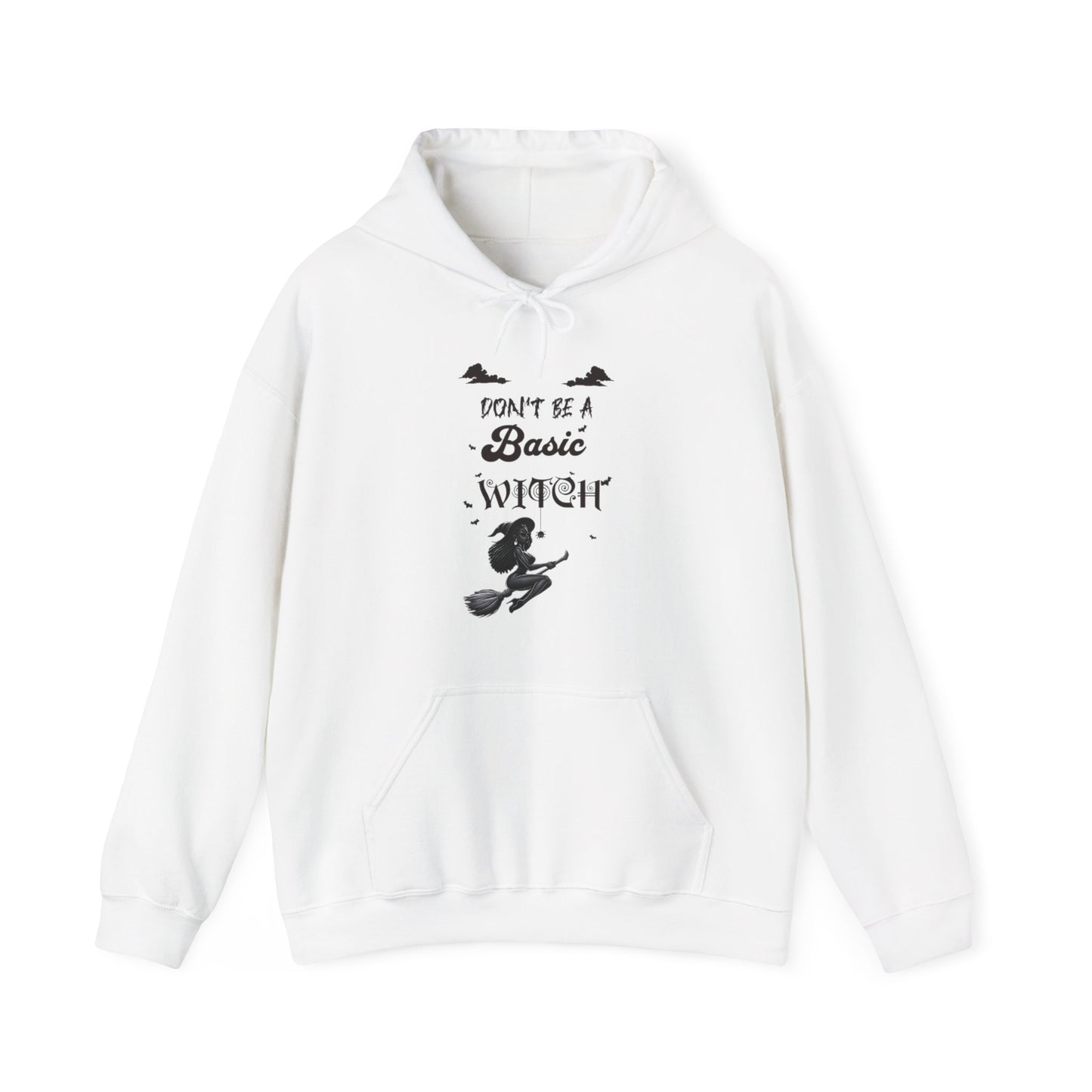 Not Your Basic Flying Witch w/ Tied Up Locs Hooded Sweatshirt