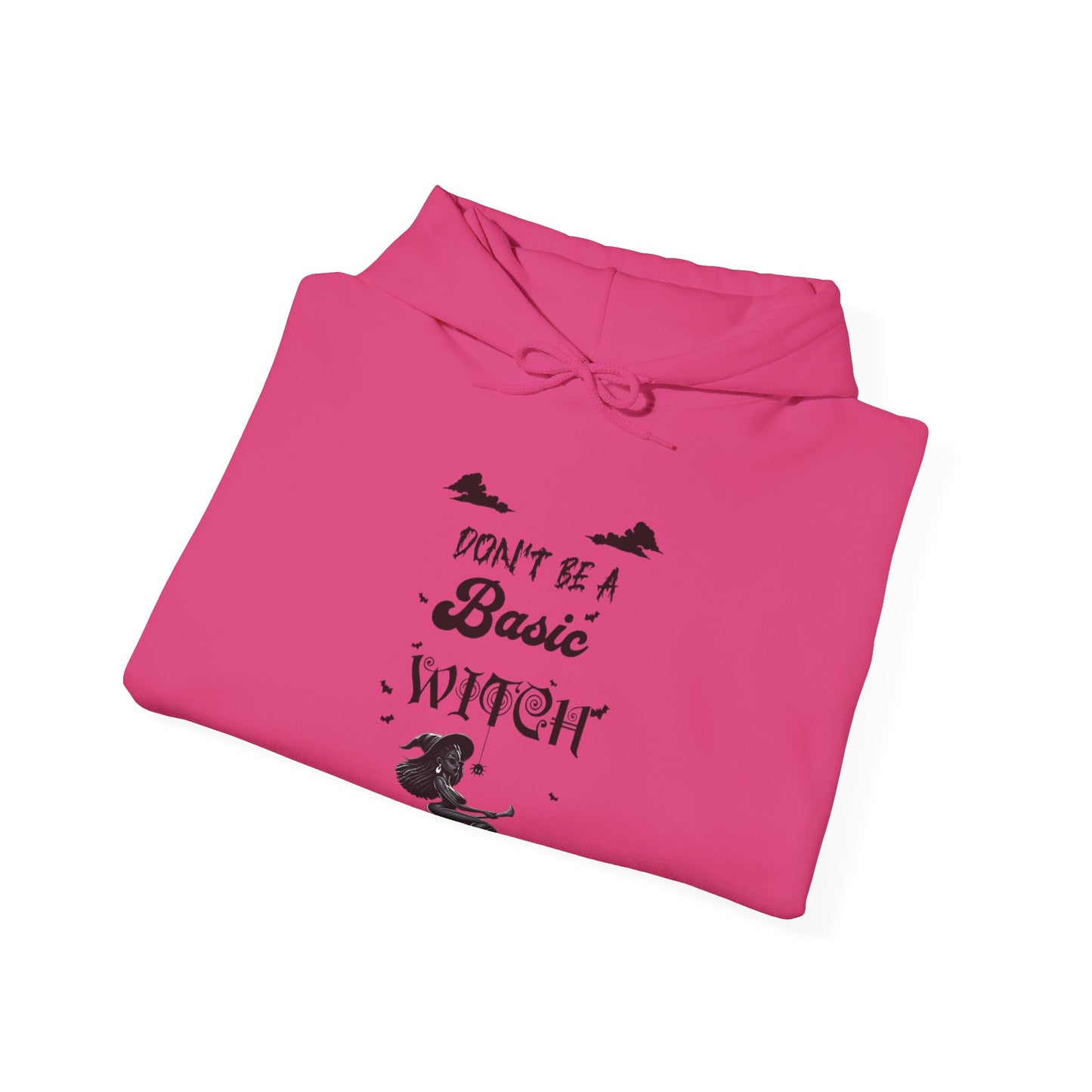 Not Your Basic Flying Witch w/ Tied Up Locs Hooded Sweatshirt