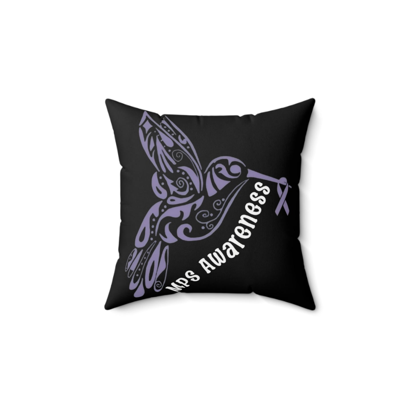 Hummingbird MPS Awareness Square Pillow