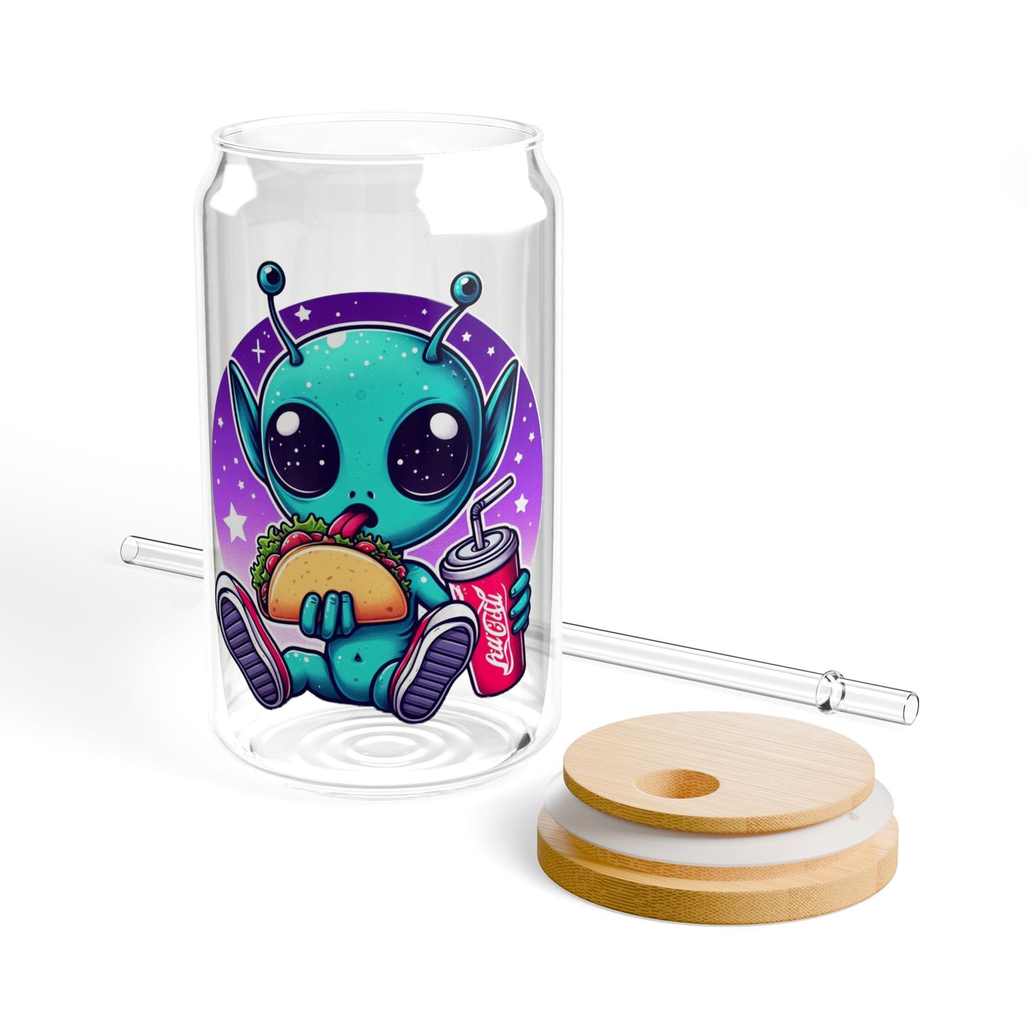 Extraterrestrial Taco Tuesday Sipper Glass 16oz