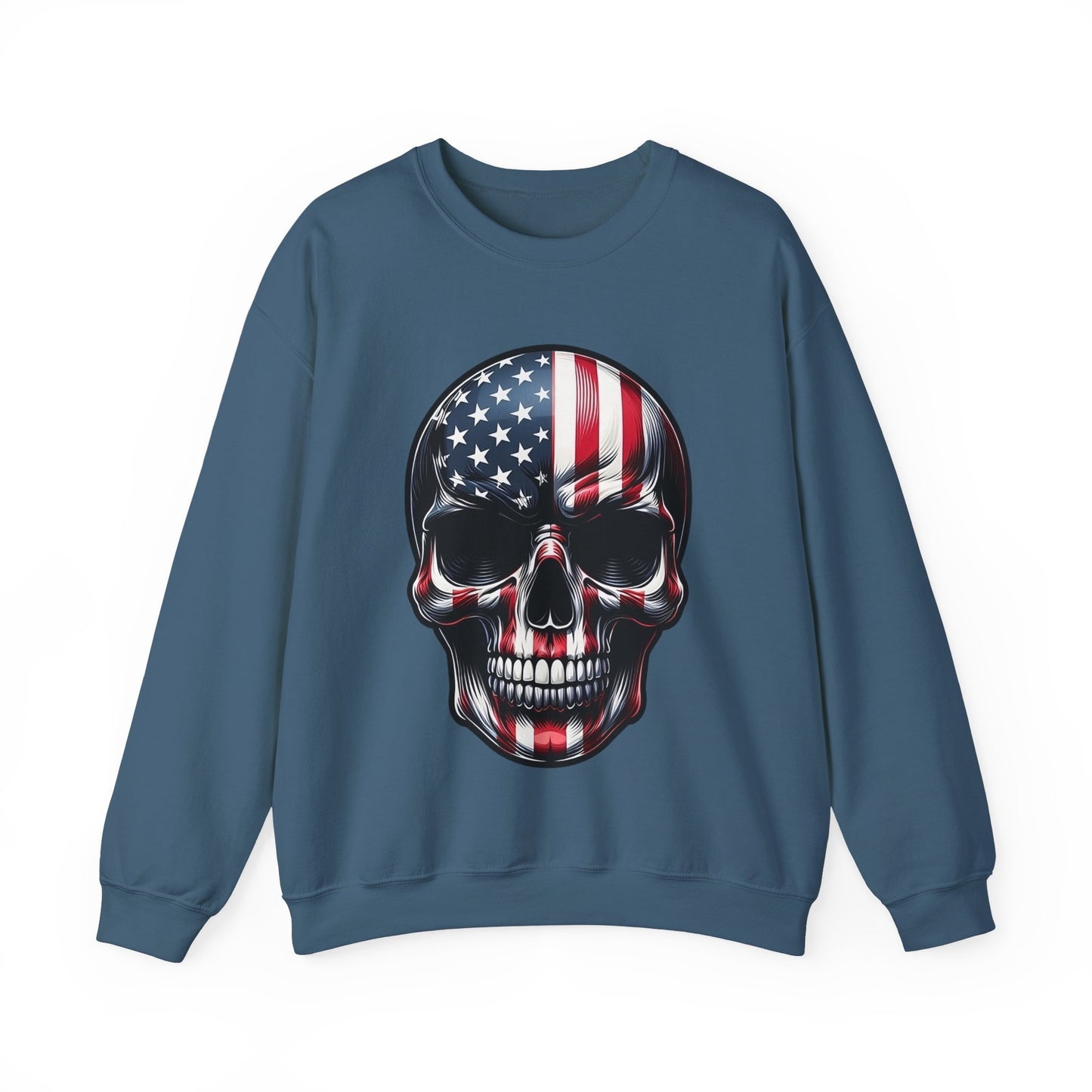 Skull, Stars and Stripes Sweatshirt