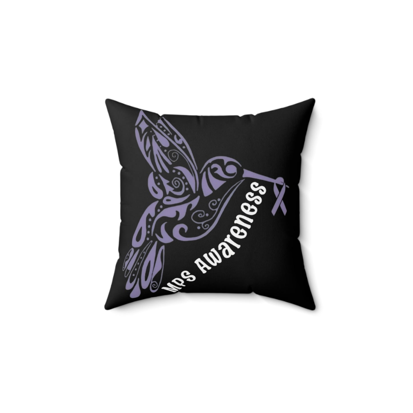 Hummingbird MPS Awareness Square Pillow