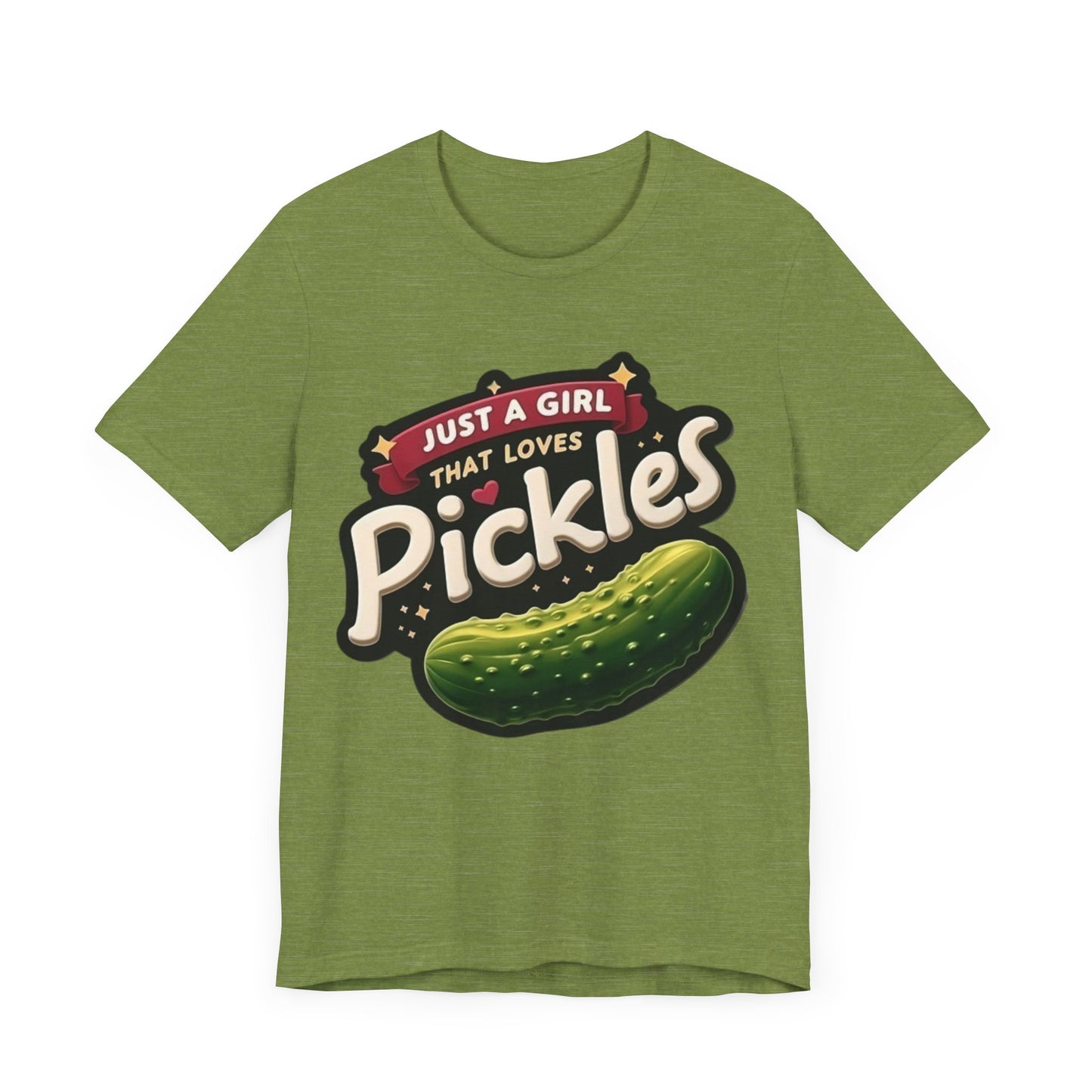 Just A Girl That Loves Pickles Short Sleeve Shirt