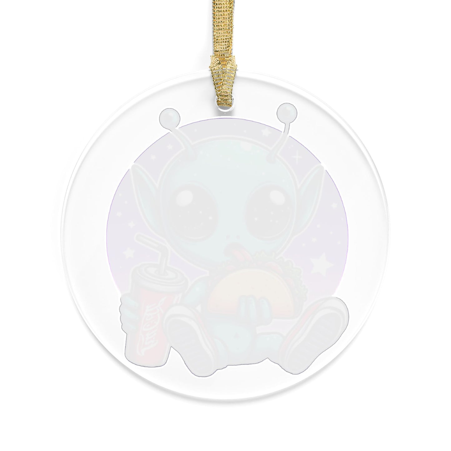 Extraterrestrial Taco Tuesday Acrylic Ornament