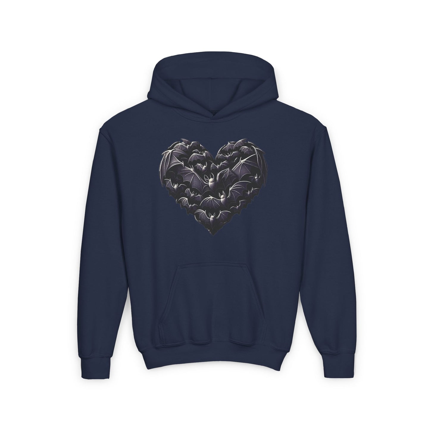 Bats Need Love Too Kids Hooded Sweatshirt