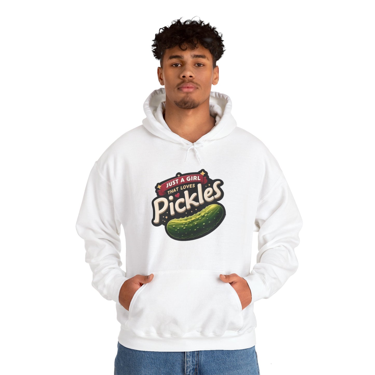 Just A Girl That Loves Pickles Hooded Sweatshirt