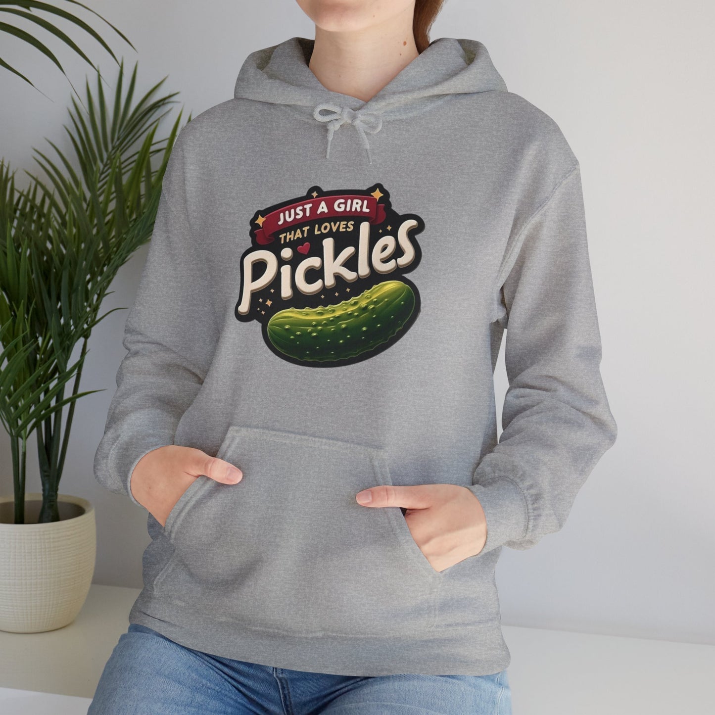 Just A Girl That Loves Pickles Hooded Sweatshirt