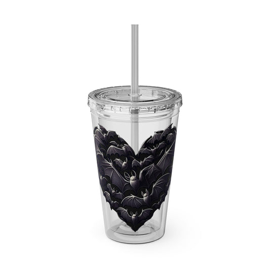 Bats Need Love Too Acrylic Tumbler 16oz