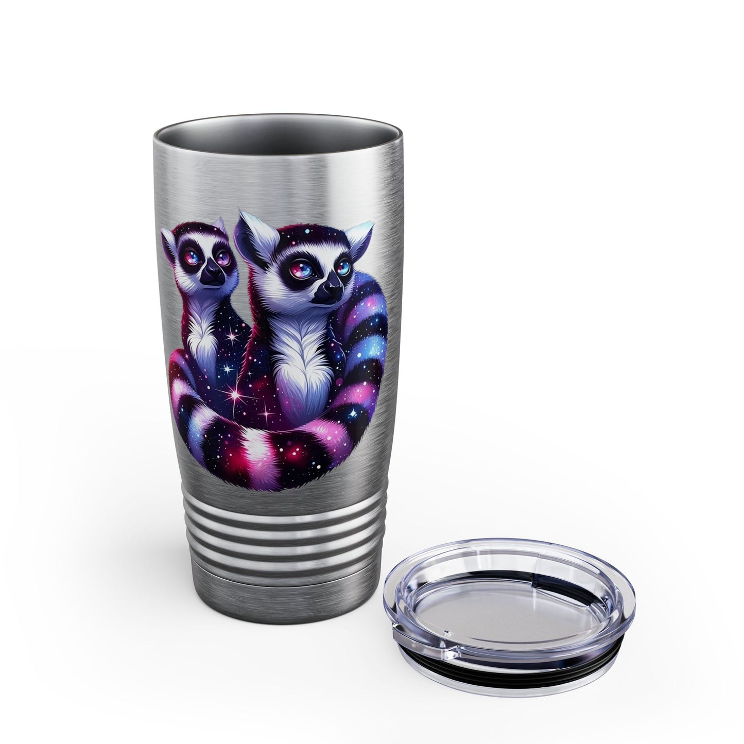 Two Galaxy Lemurs Stainless Steel Tumbler 20oz