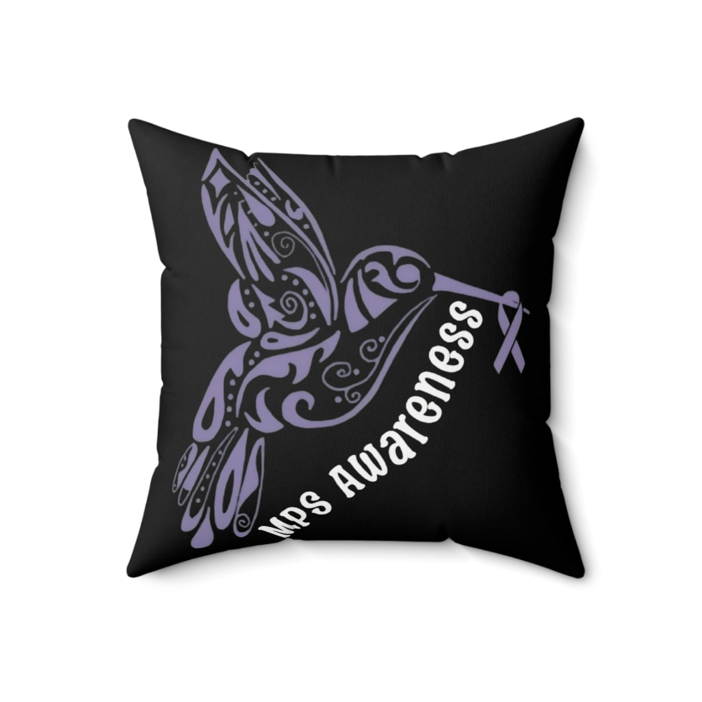 Hummingbird MPS Awareness Square Pillow