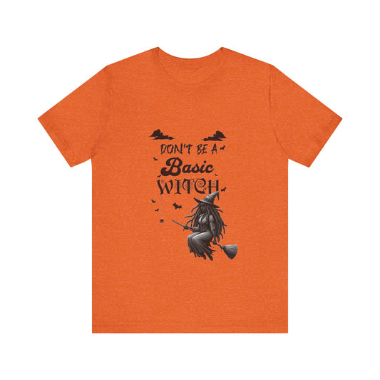 Not Your Basic Flying Witch Short Sleeve Shirt